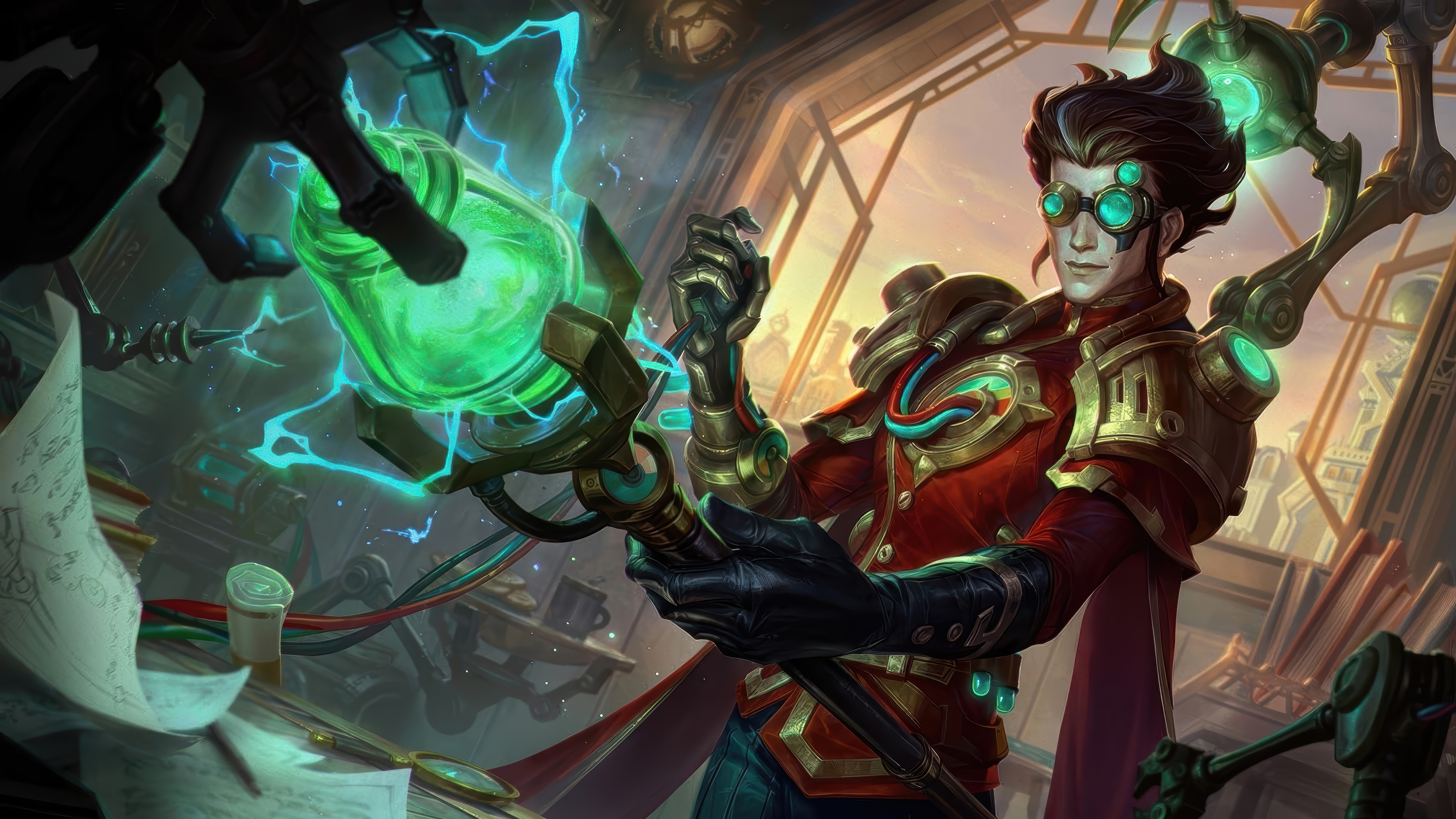 Viktor from League of Legends 4K Splash Art HD Wallpaper