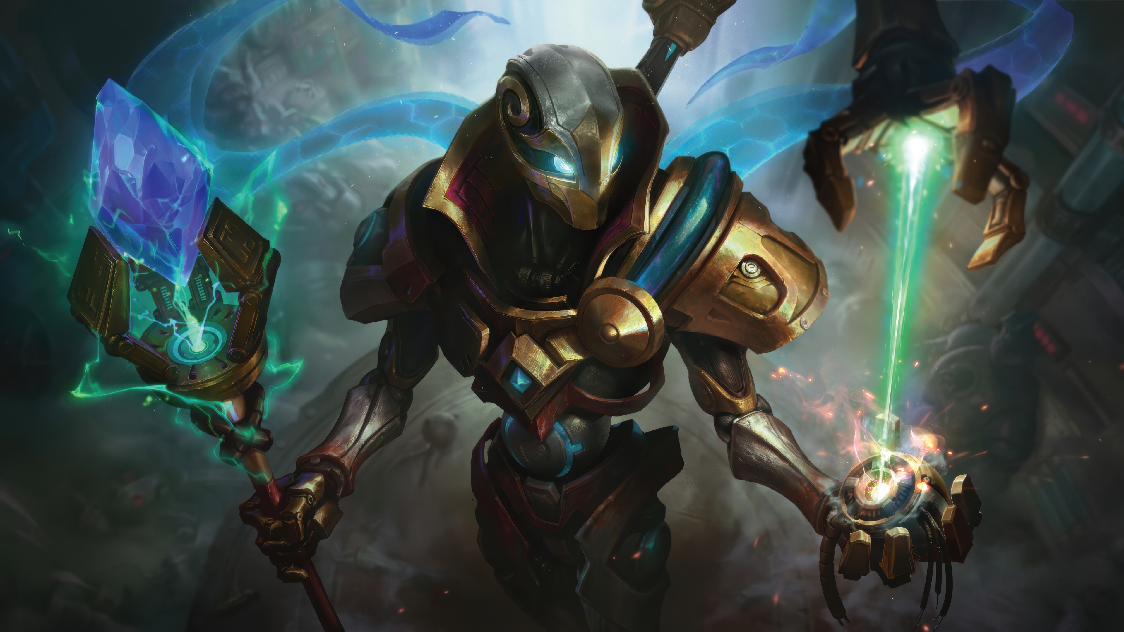 Viktor from League of Legends 4K Splash Art HD Wallpaper