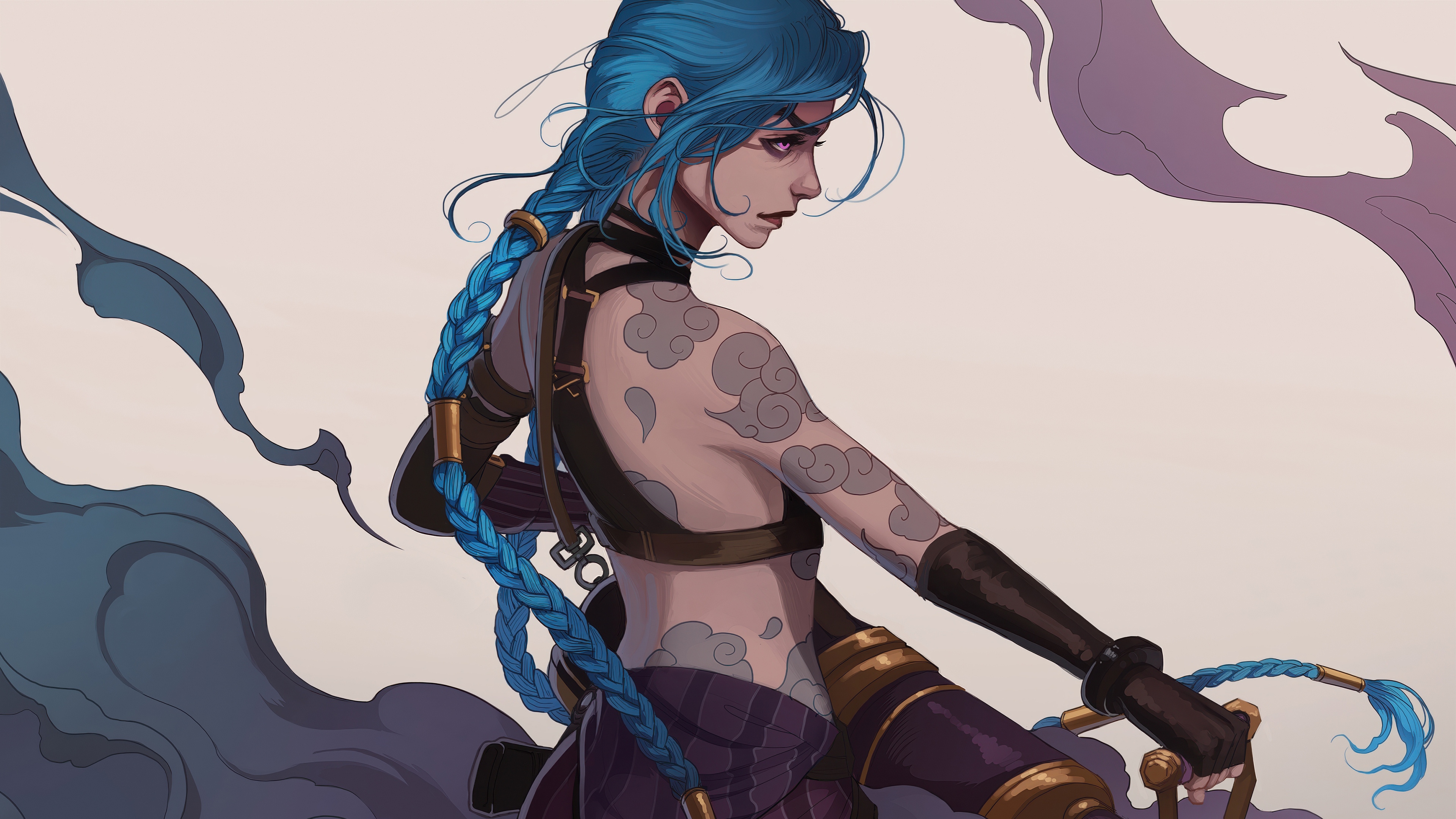 Jinx from Arcane in 4K HD Wallpaper