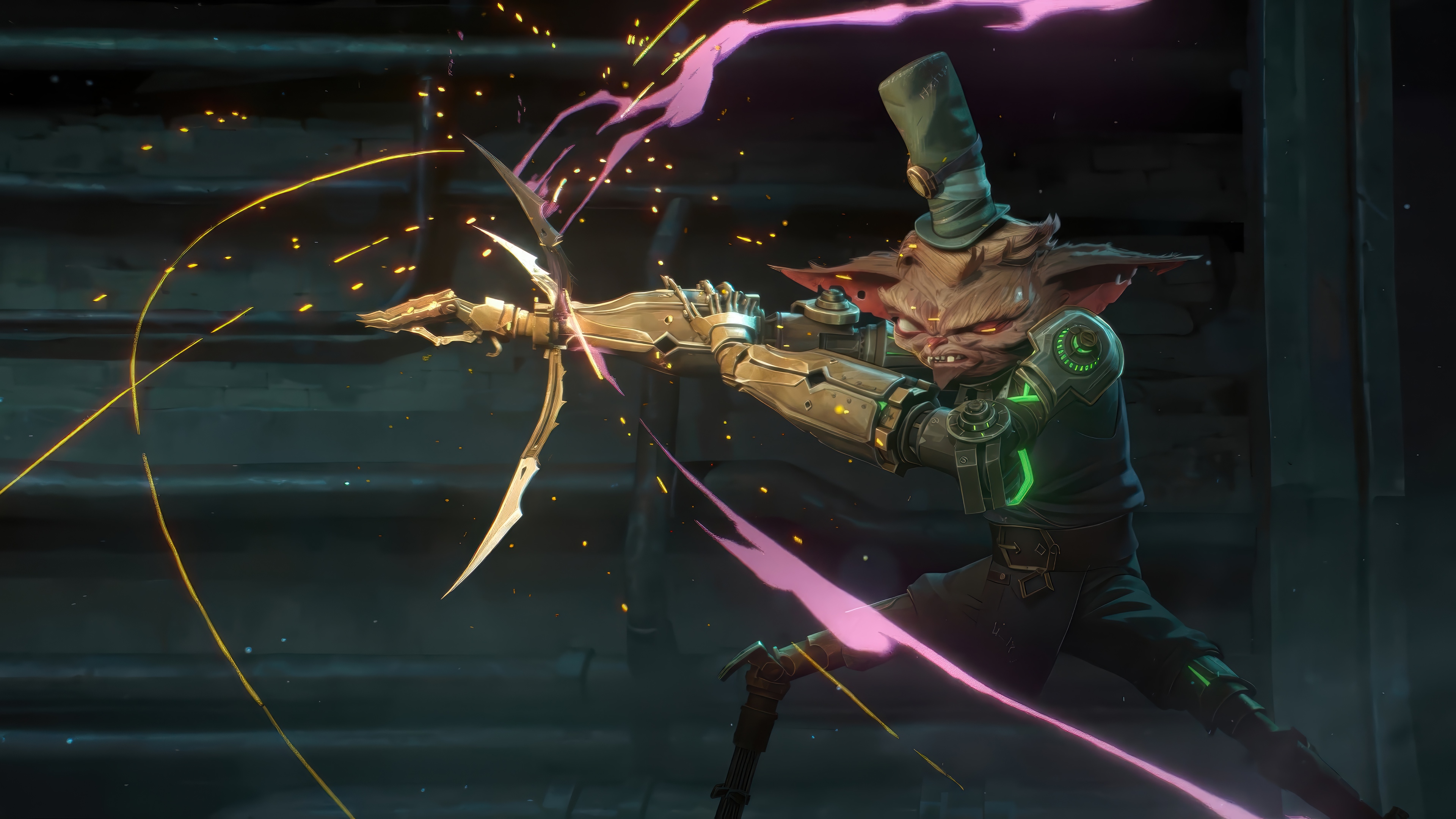 Smeech from Arcane firing a crossbow HD Wallpaper