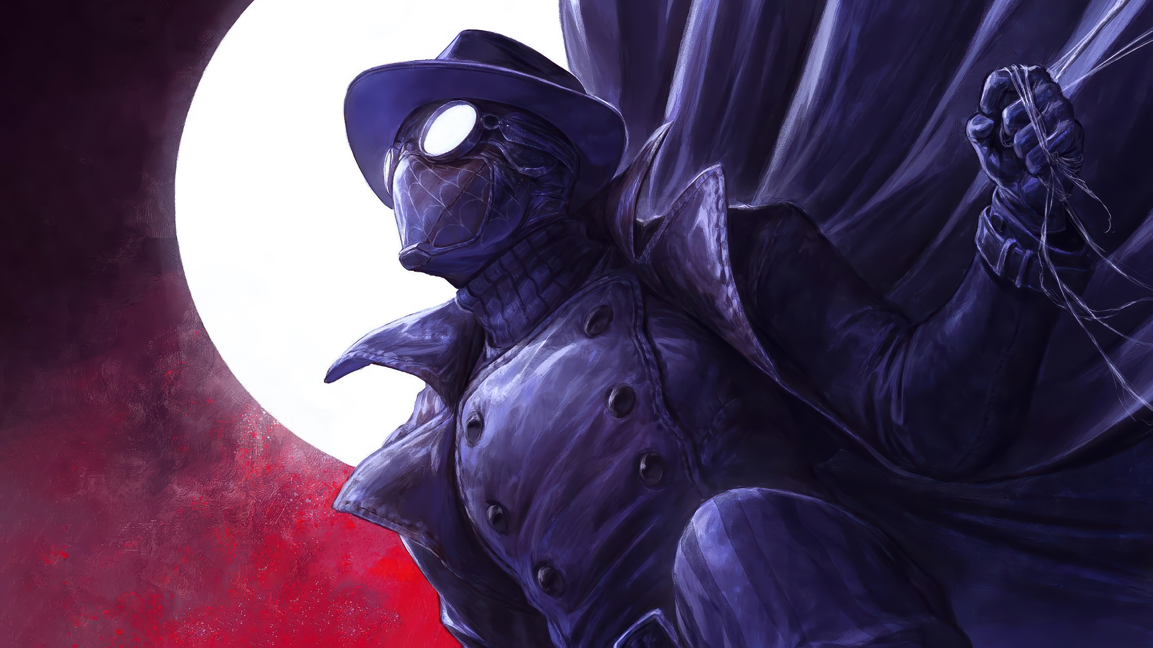 Spider-Man Noir in 4K HD Wallpaper