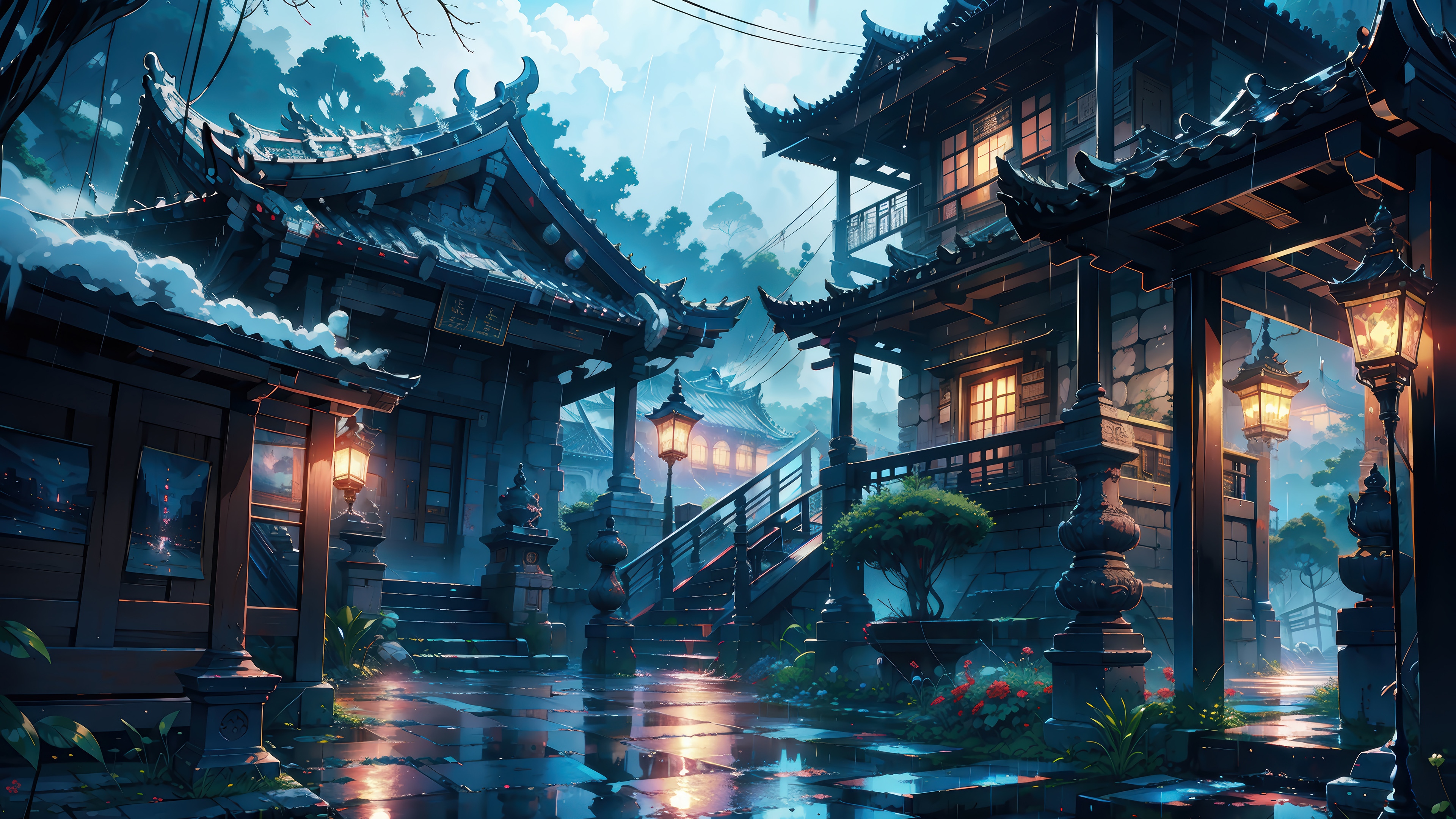 Japanese House in 4K HD Wallpaper
