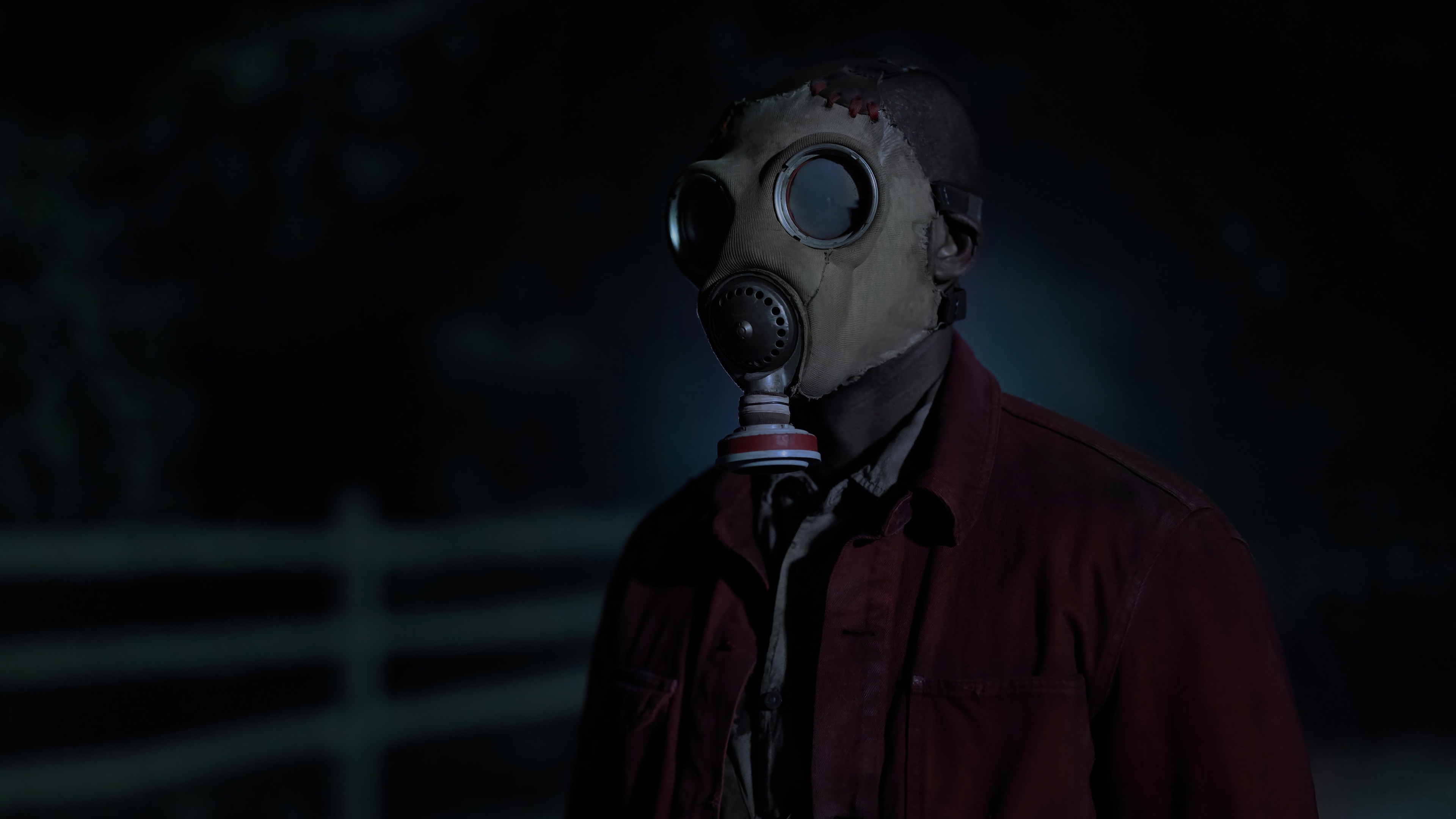 Man in gas mask from TV Series HD Wallpaper