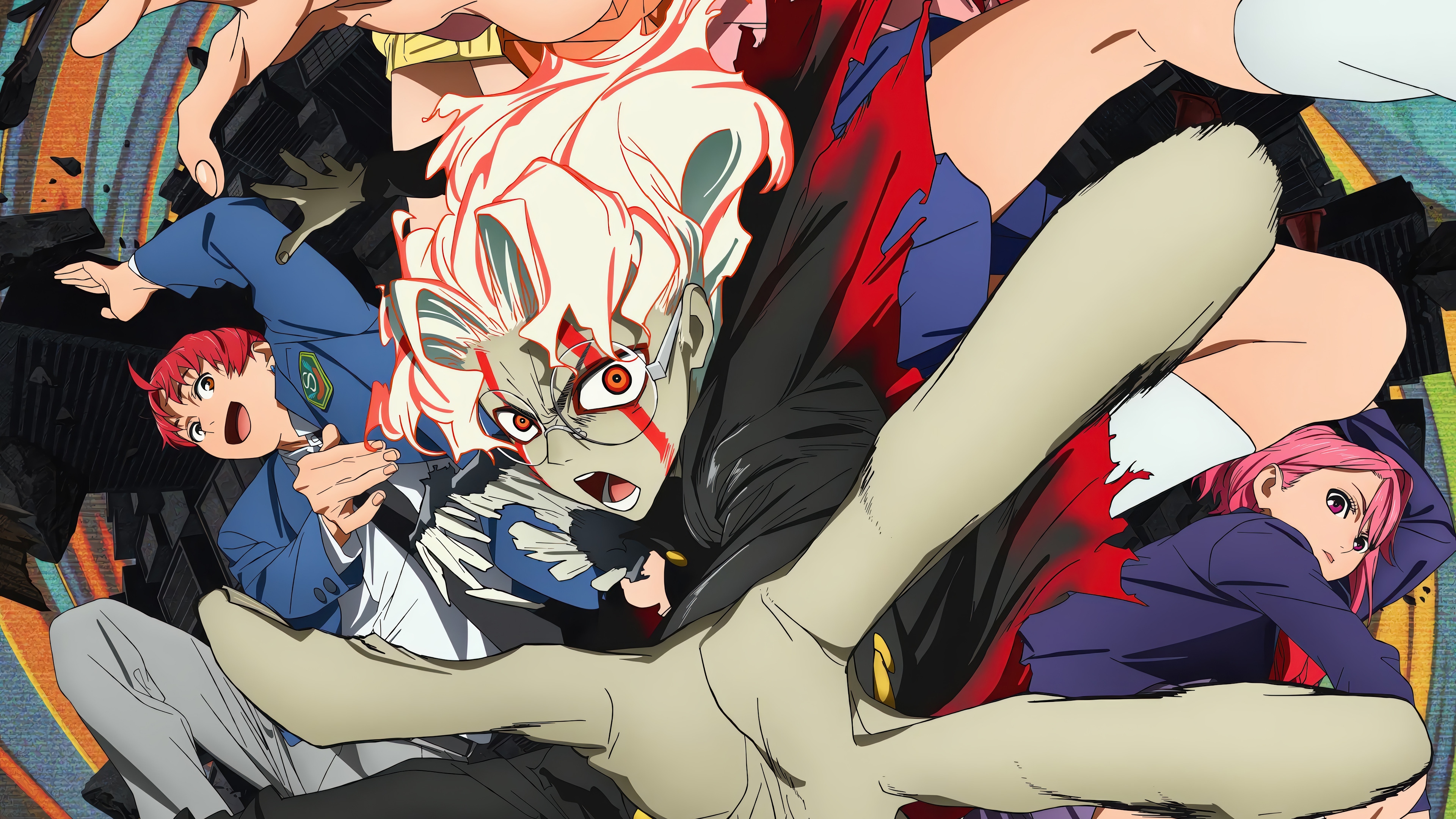 Dandadan Anime Characters 4K HD Wallpaper
