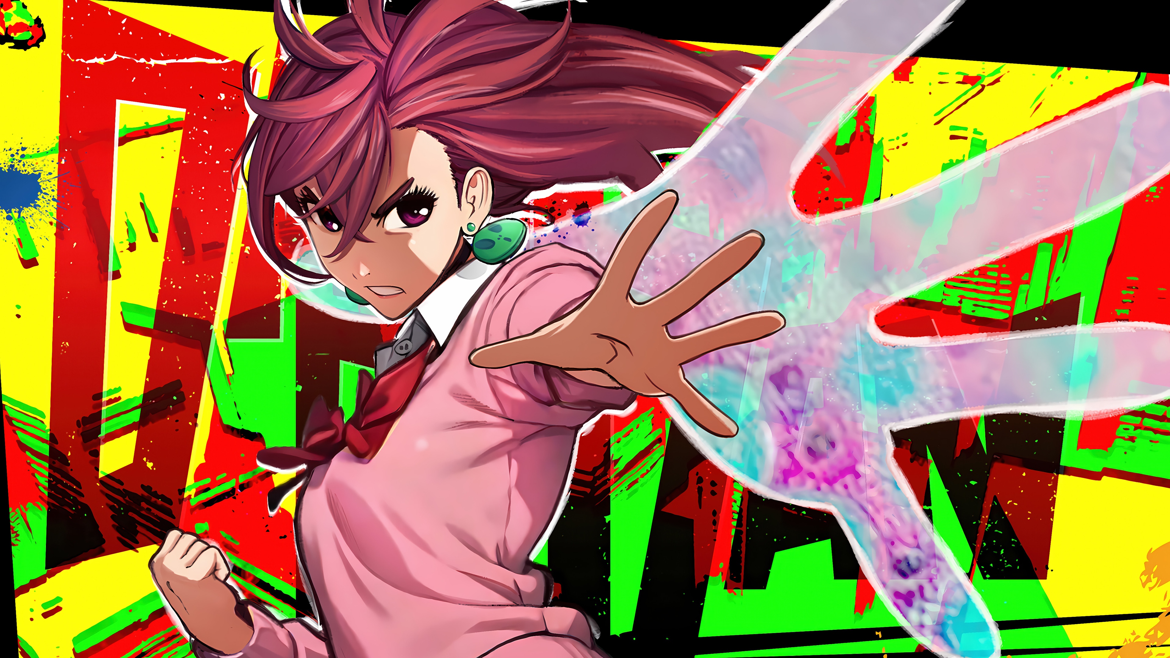 Aira Shiratori from Dandadan in 4K HD Wallpaper