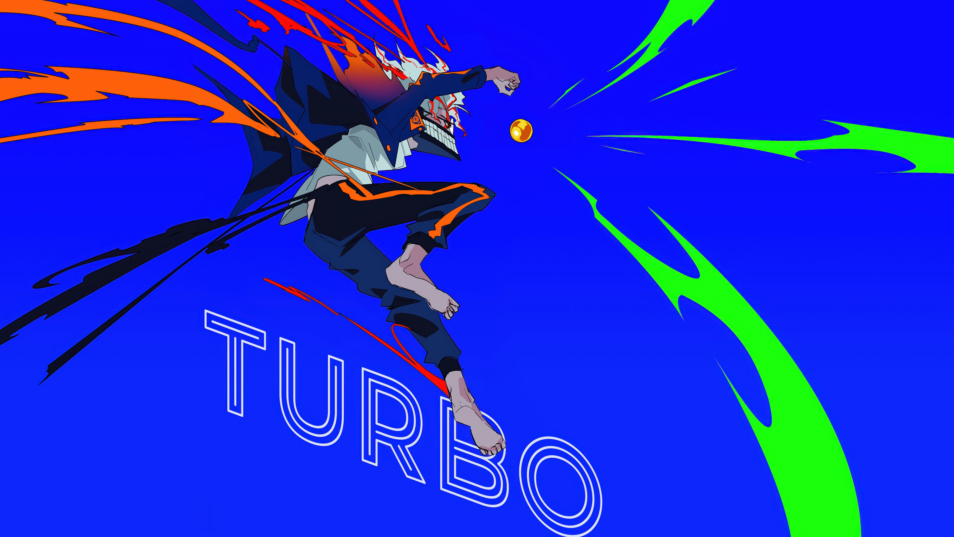 Dandadan Turbo Granny Form 4K HD Wallpaper