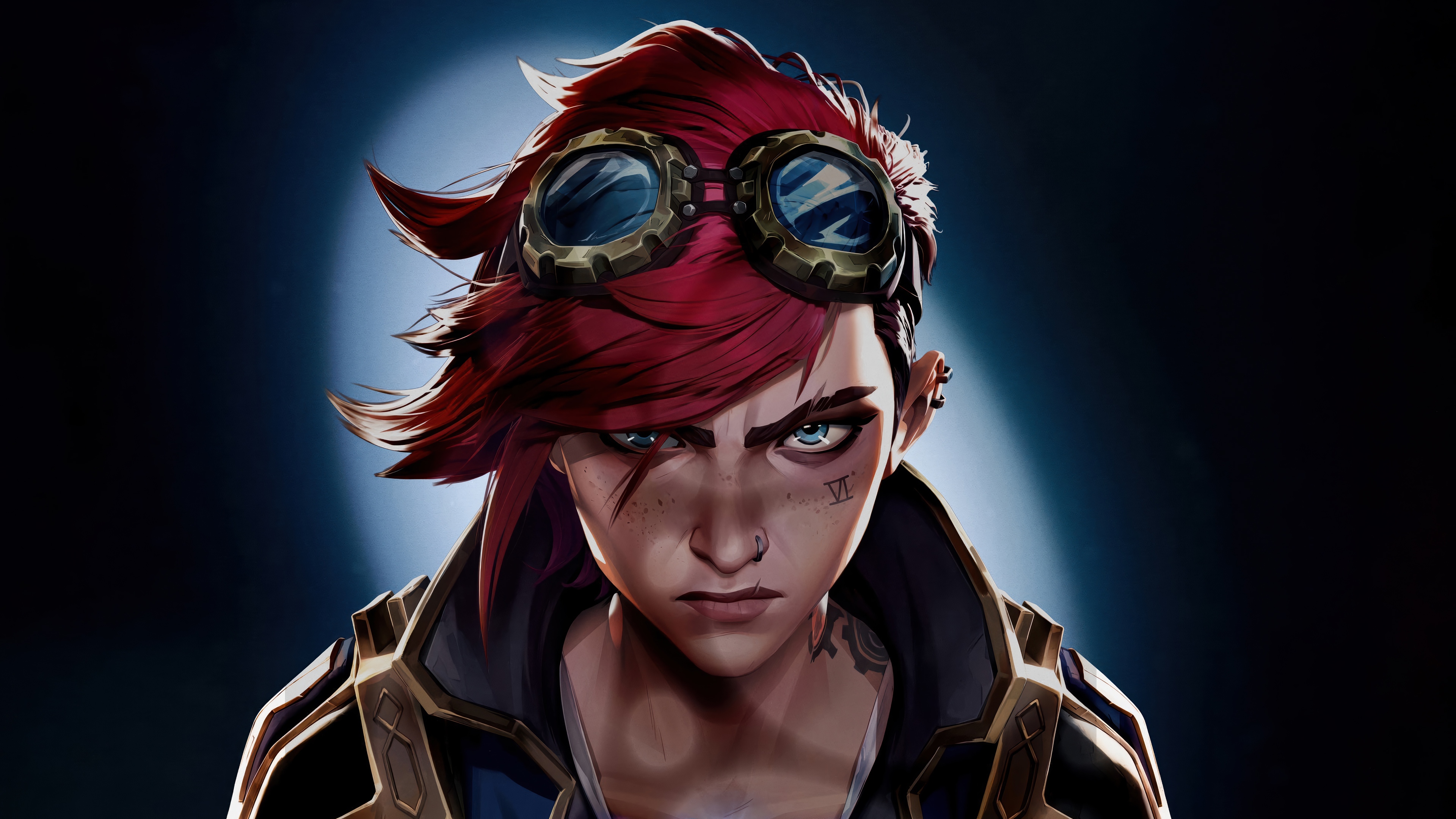 Vi from Arcane 4K HD Wallpaper