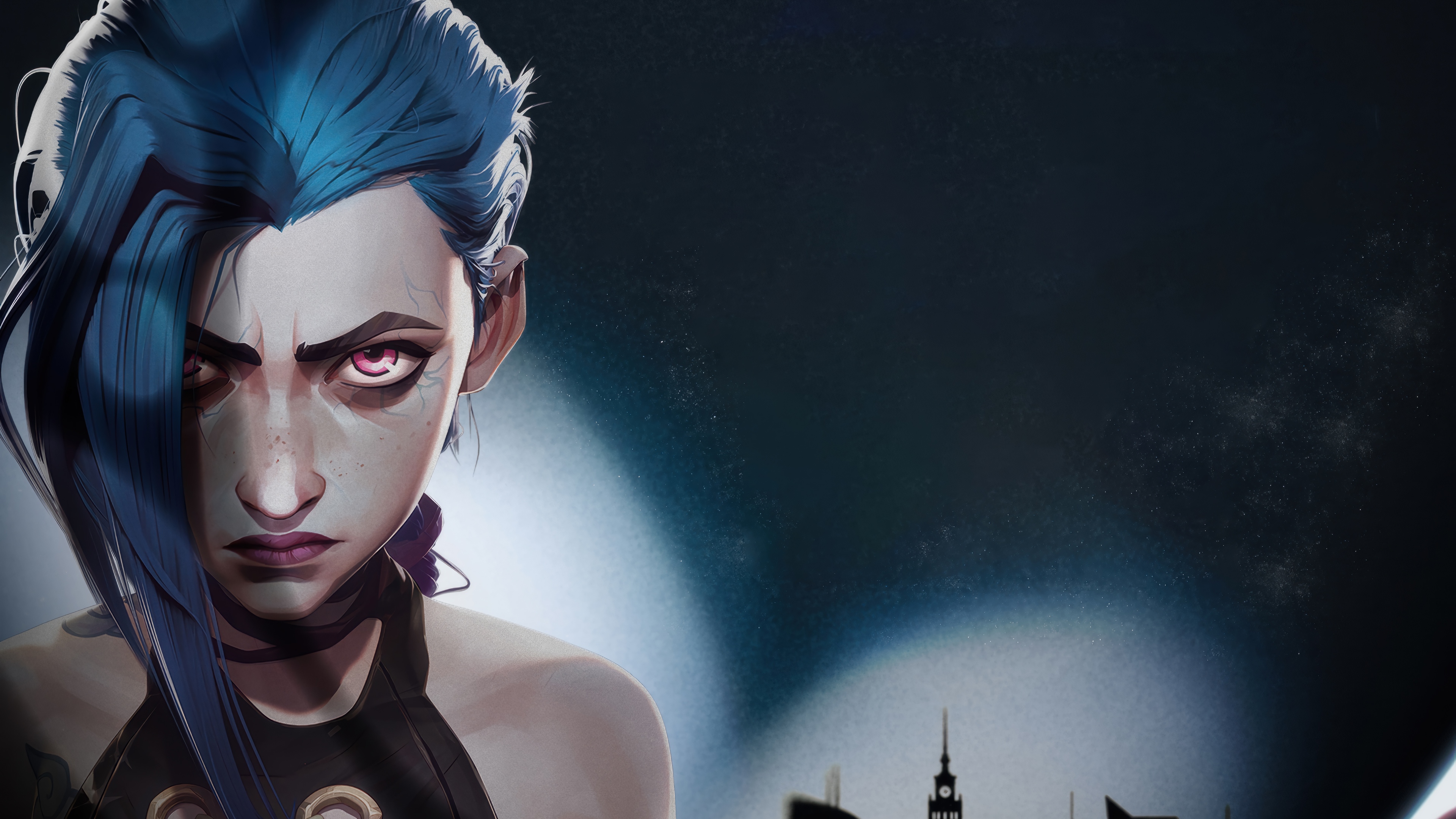 Jinx from Arcane 4K HD Wallpaper