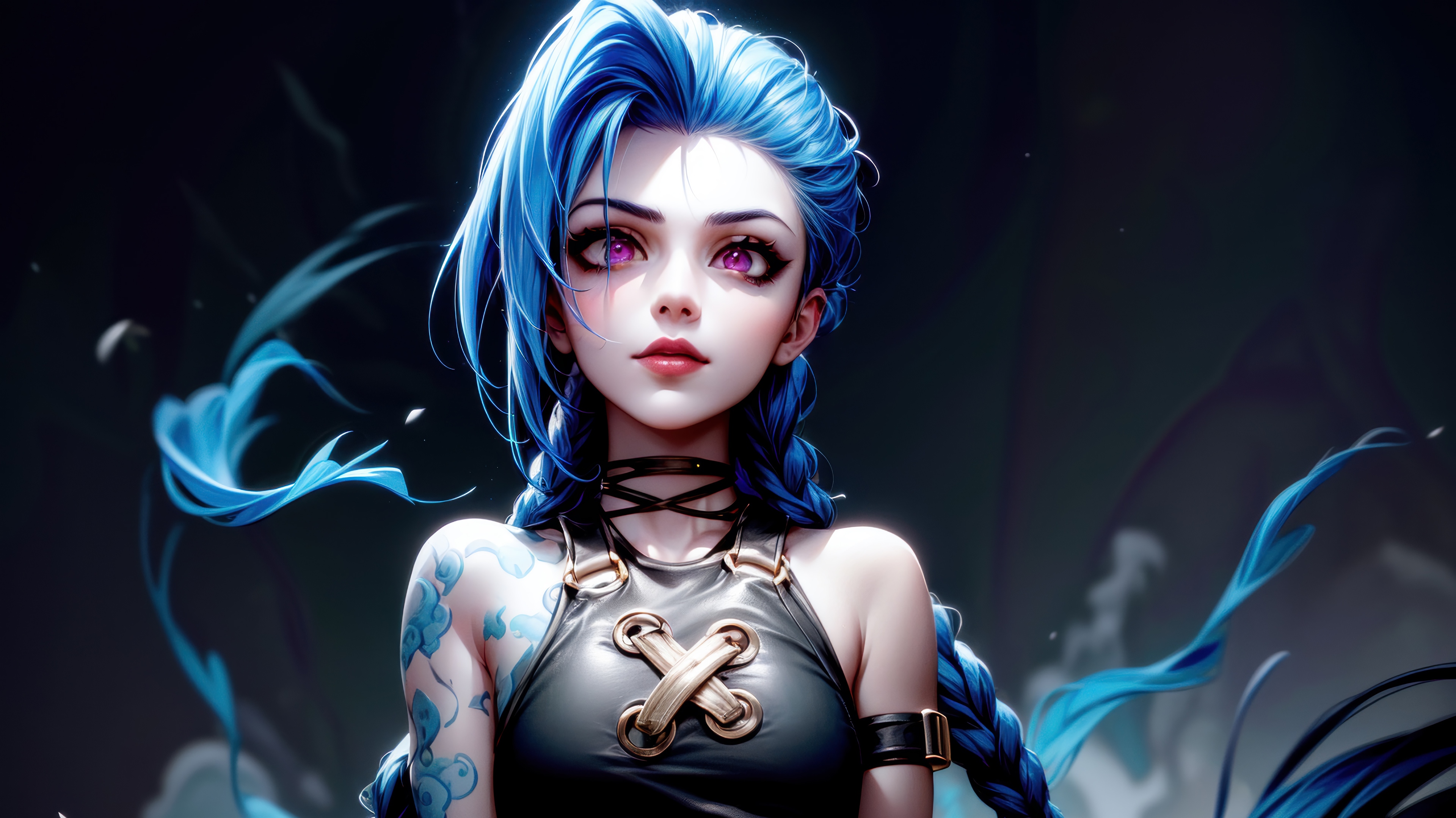 Jinx from Arcane in 4K HD Wallpaper