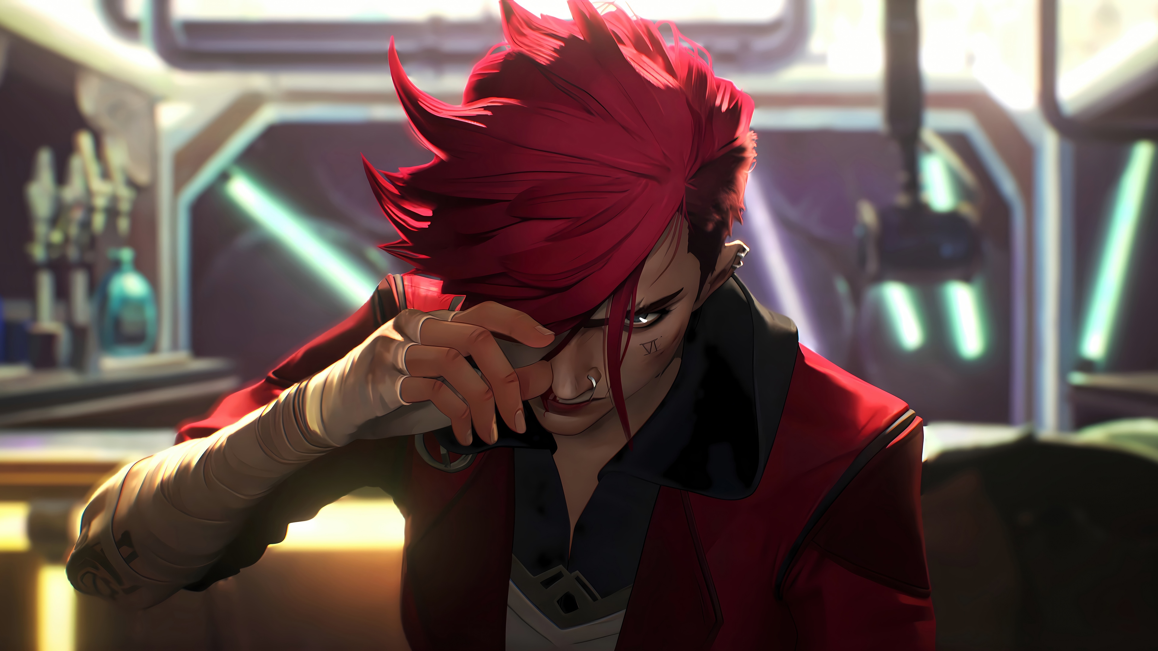 Vi from Arcane in 4K HD Wallpaper