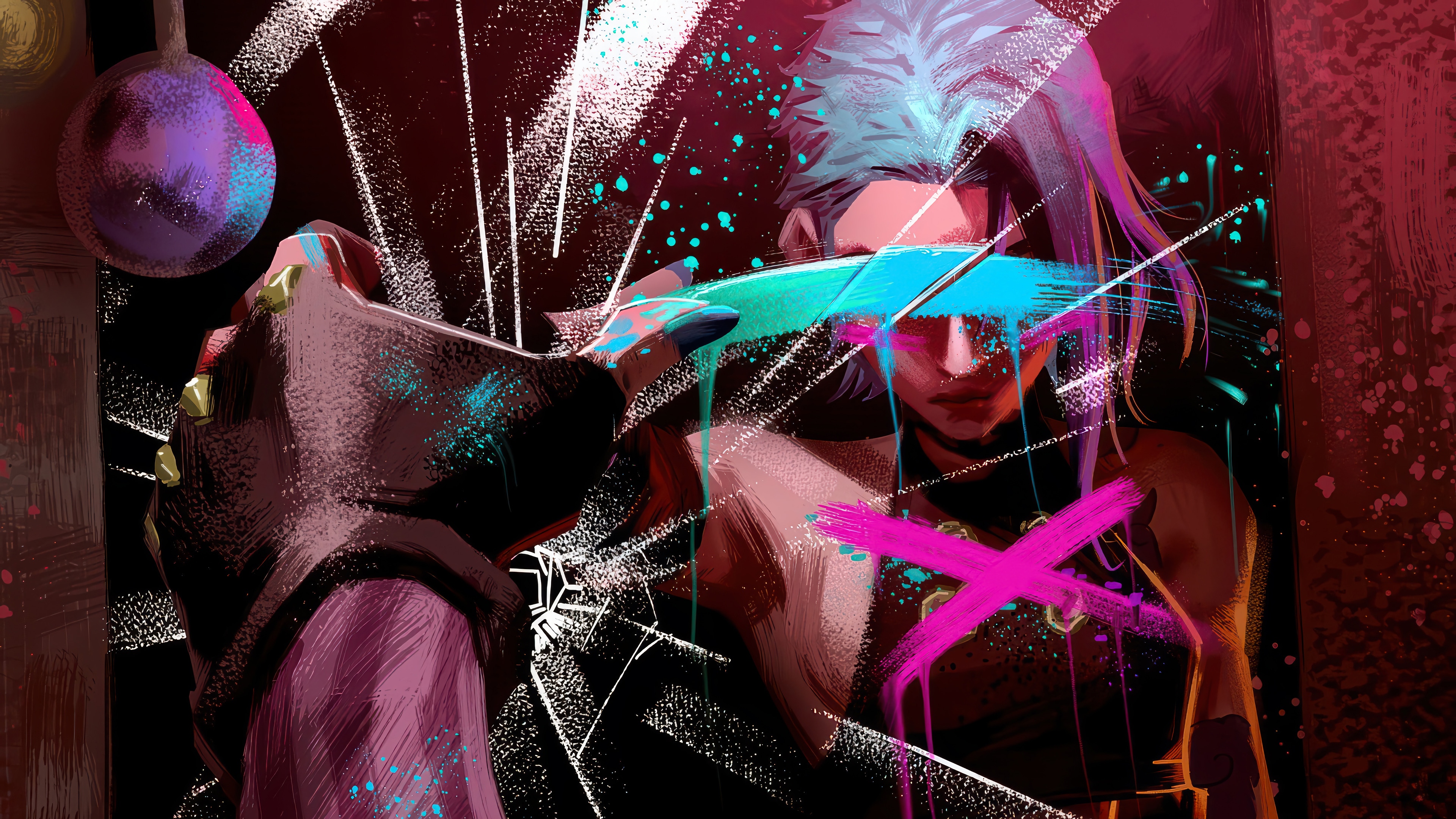 Jinx from Arcane in 4K HD Wallpaper