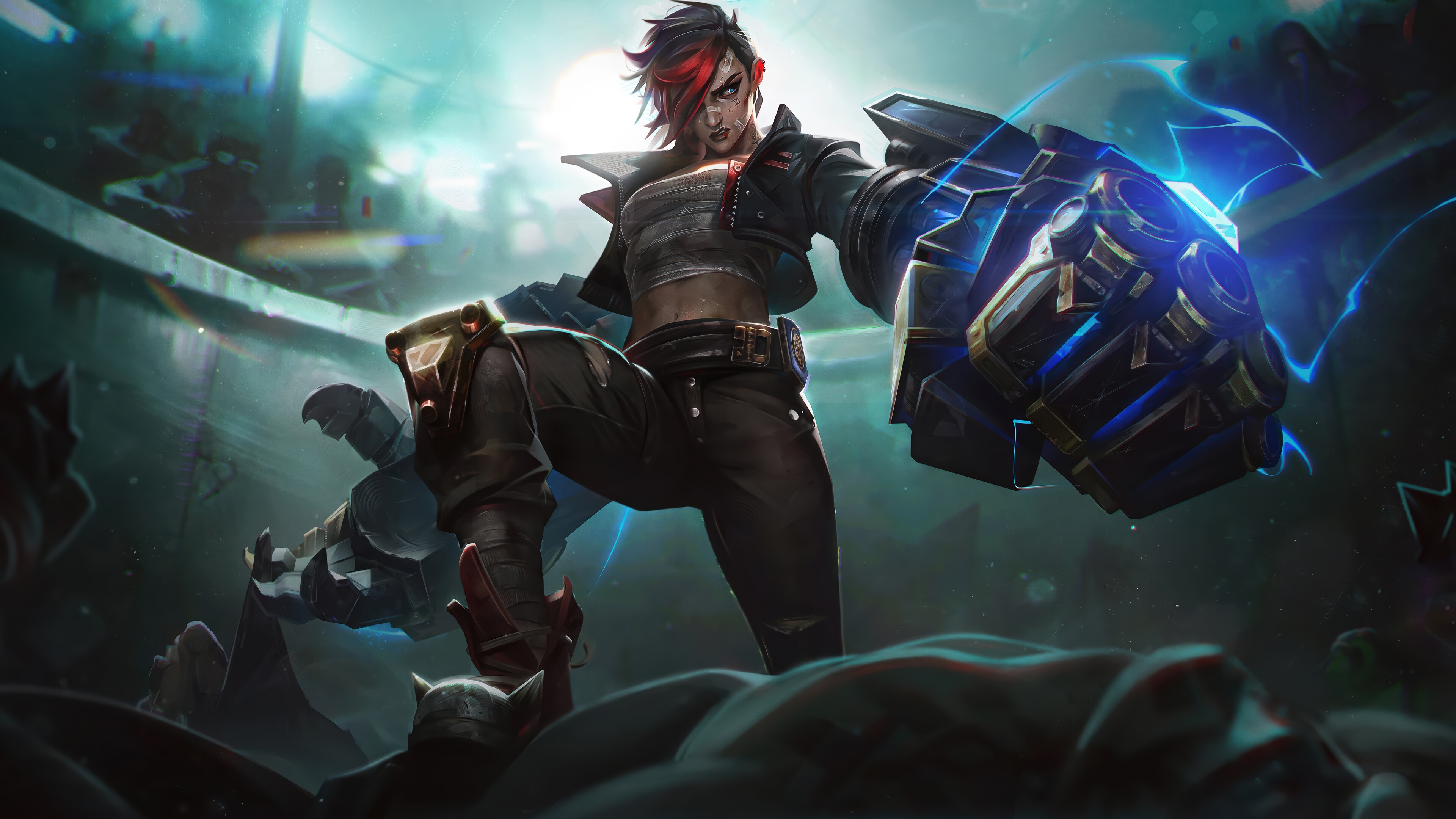 Vi from Arcane League of Legends 4K HD Wallpaper