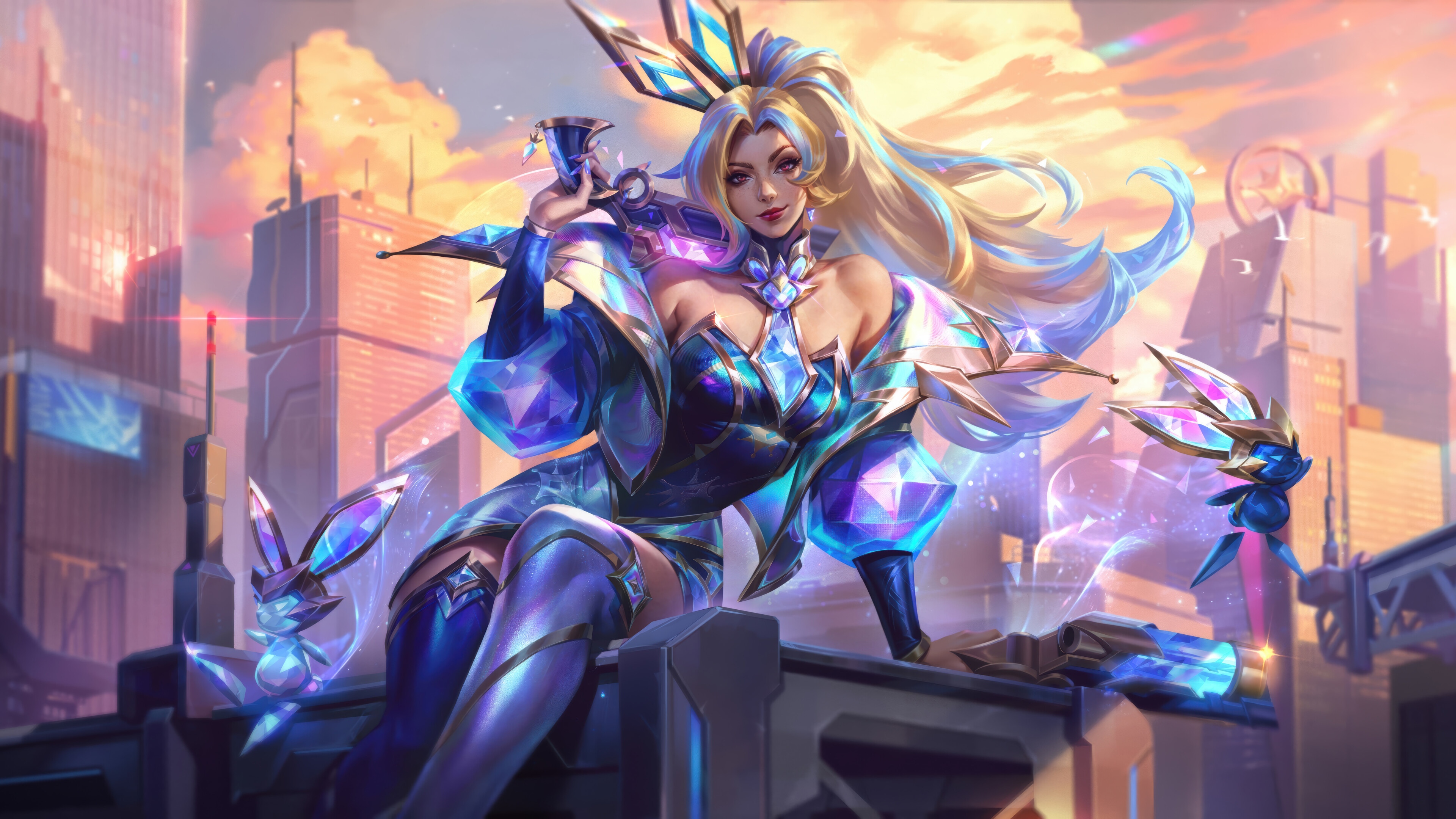 Miss Fortune in League of Legends Splash Art 4K HD Wallpaper