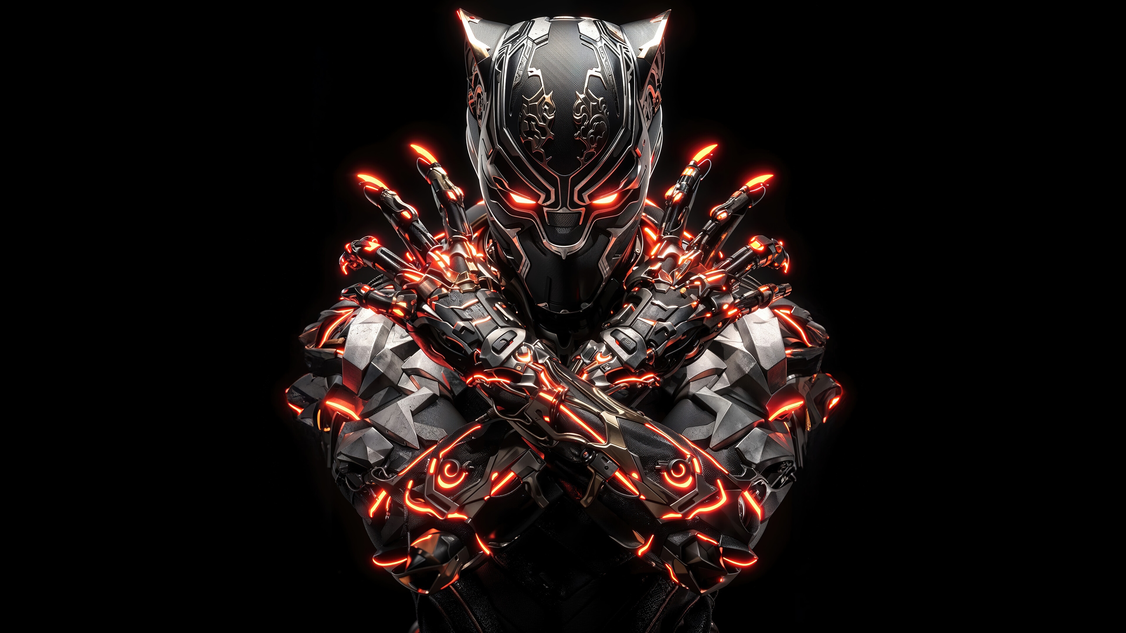 Black Panther 4K HD Wallpaper