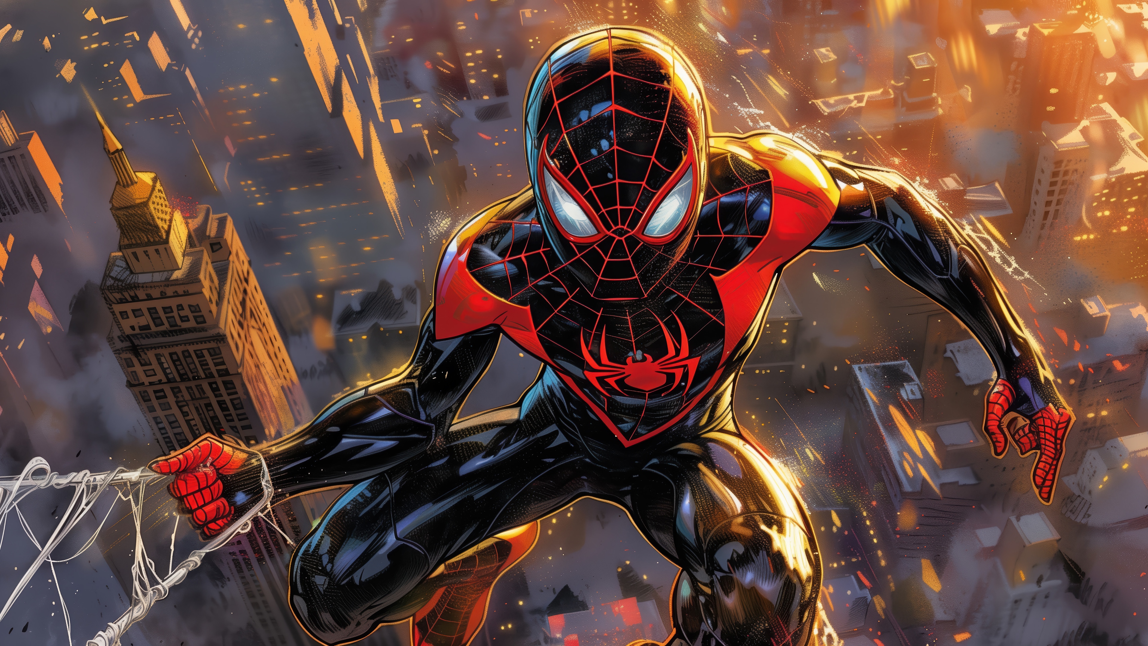 Miles Morales Spider-Man in 4K HD Wallpaper