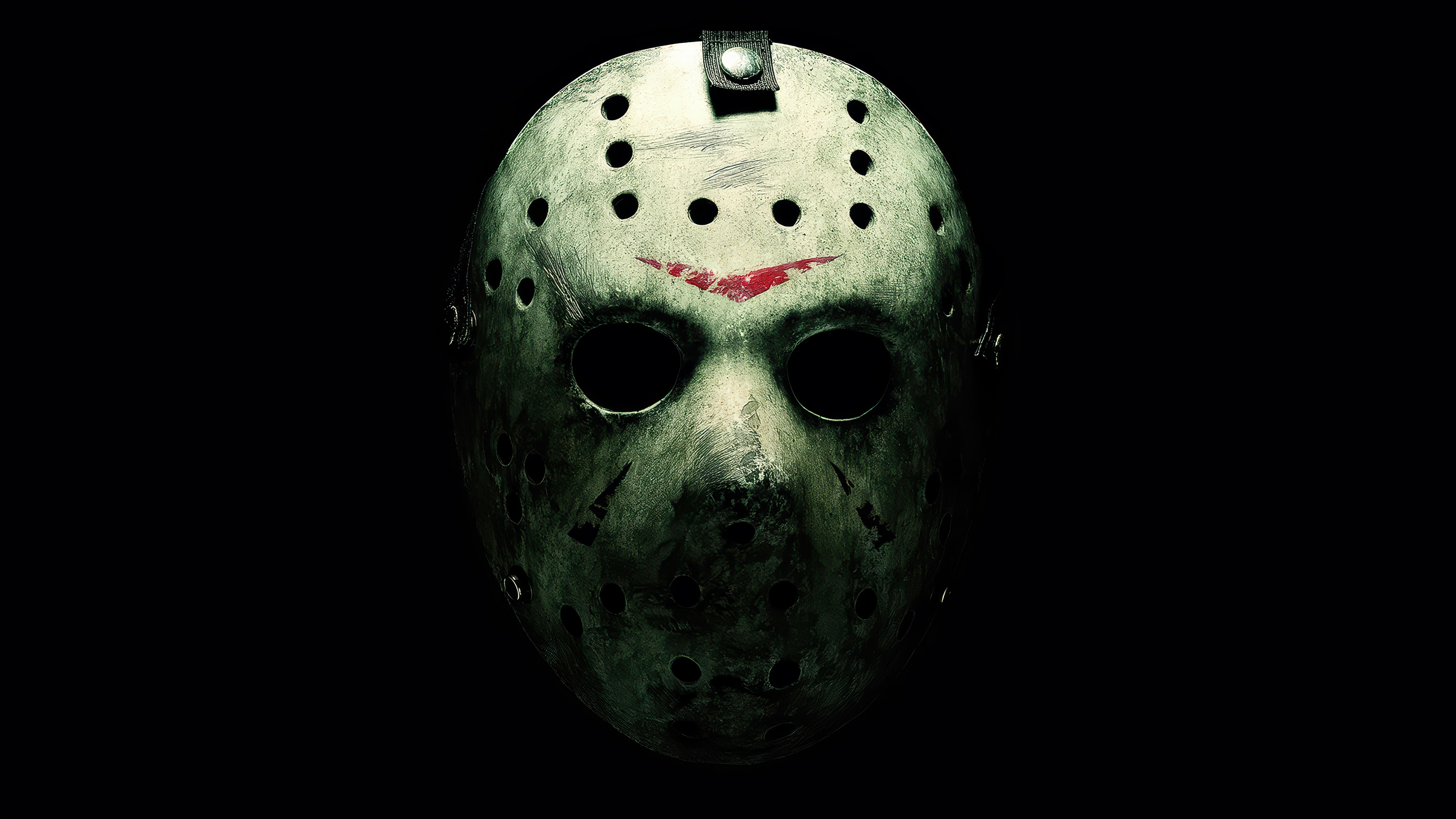 Jason Voorhees Mask from Friday the 13th 4K HD Wallpaper