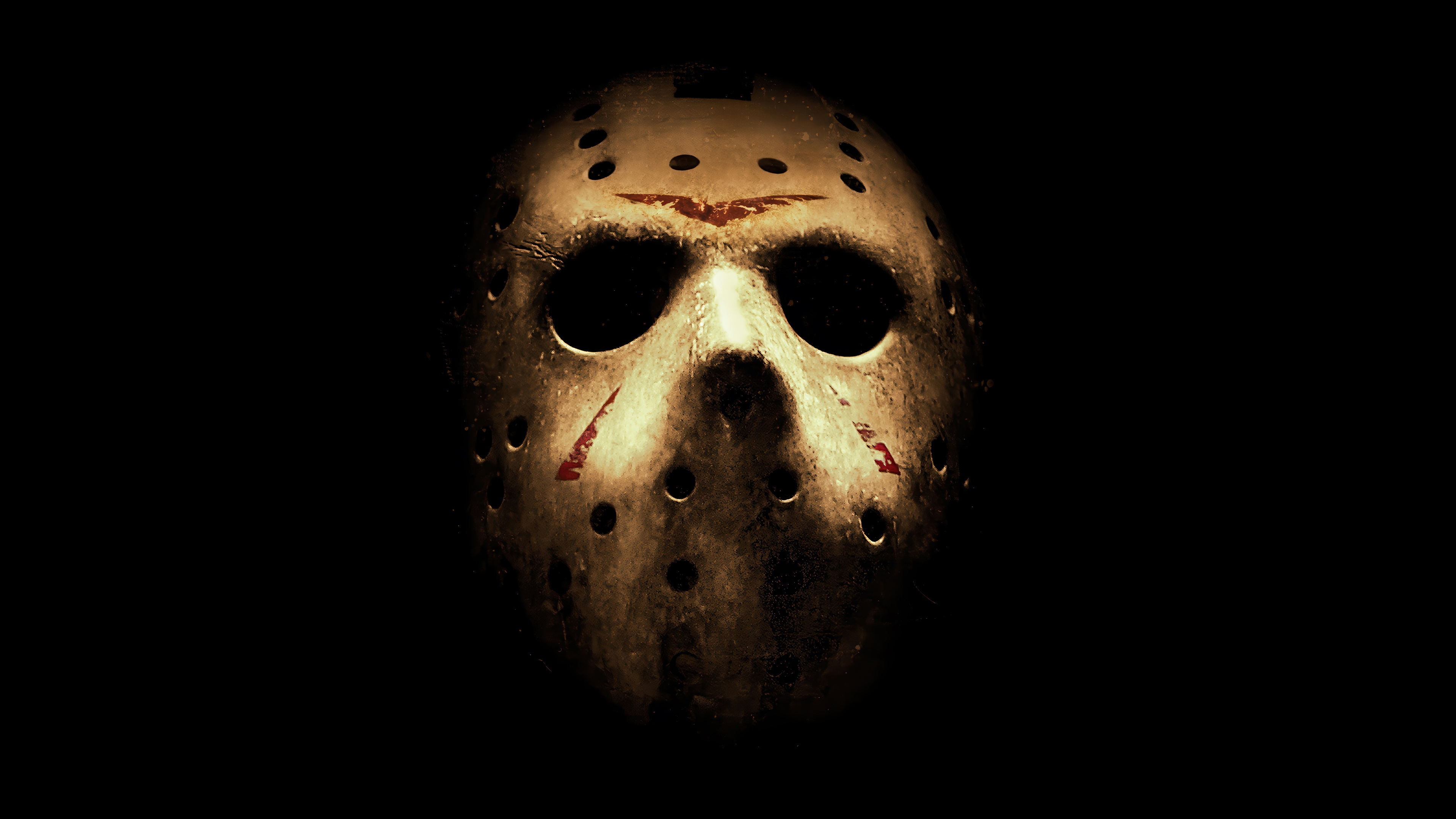 Jason Voorhees Mask from Friday the 13th 4K HD Wallpaper