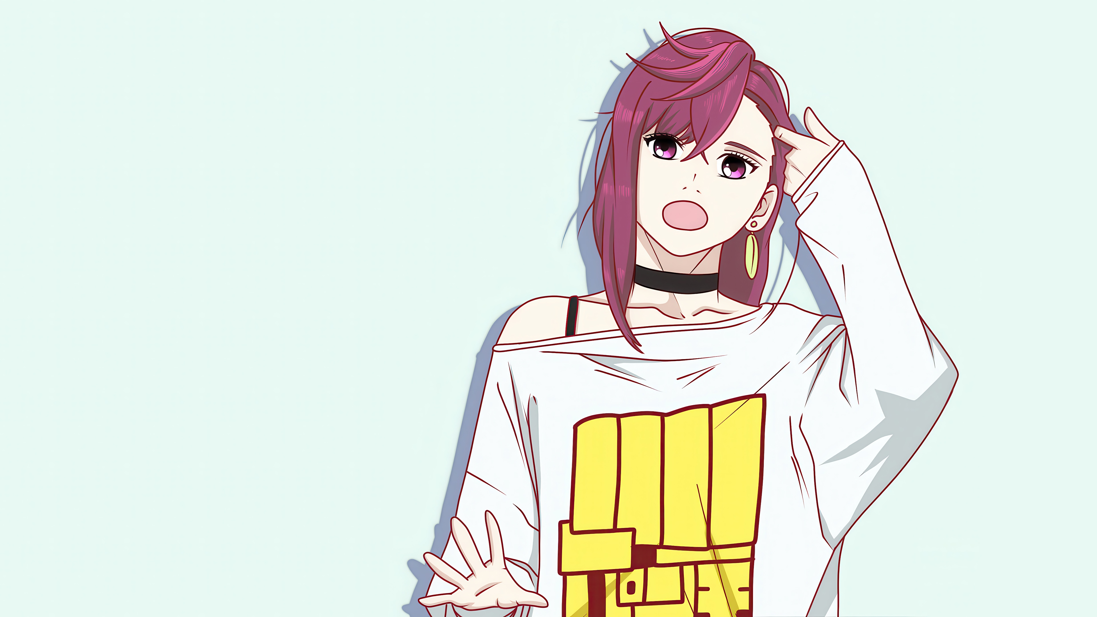 Momo Ayase from Dandadan in 4K HD Wallpaper