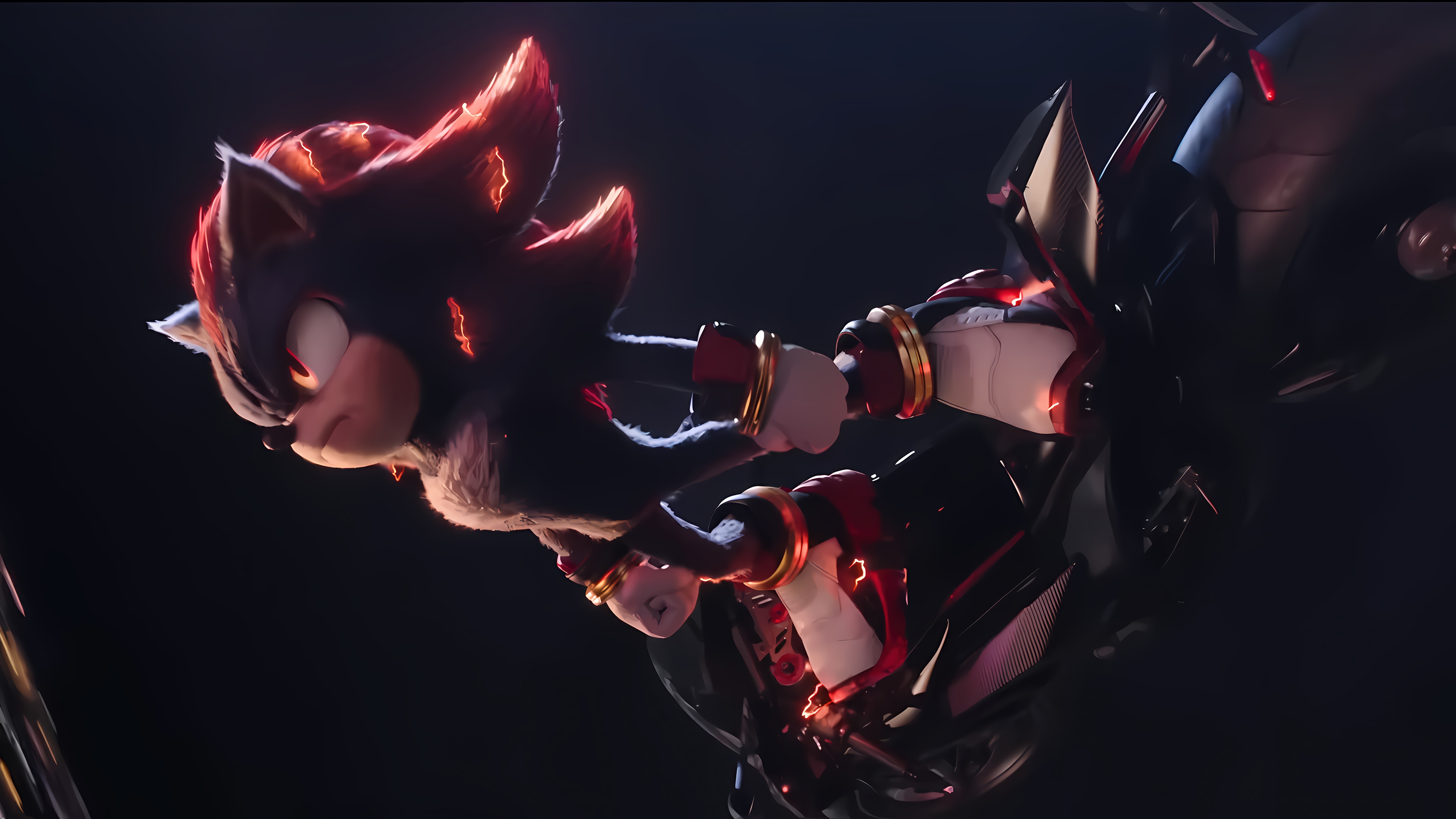 Shadow the Hedgehog in Sonic the Hedgehog 3 4K HD Wallpaper