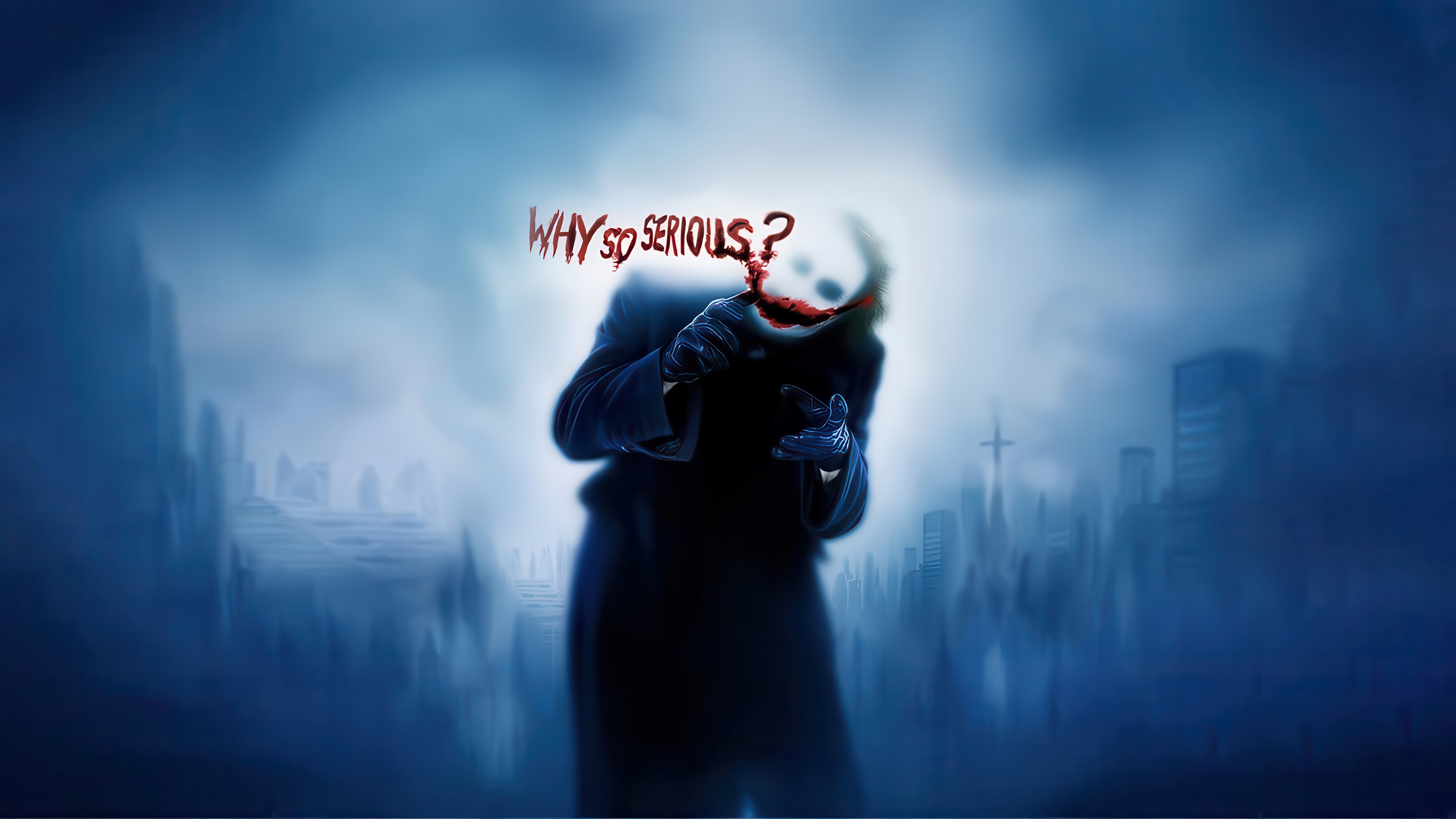 Joker from The Dark Knight 4K HD Wallpaper