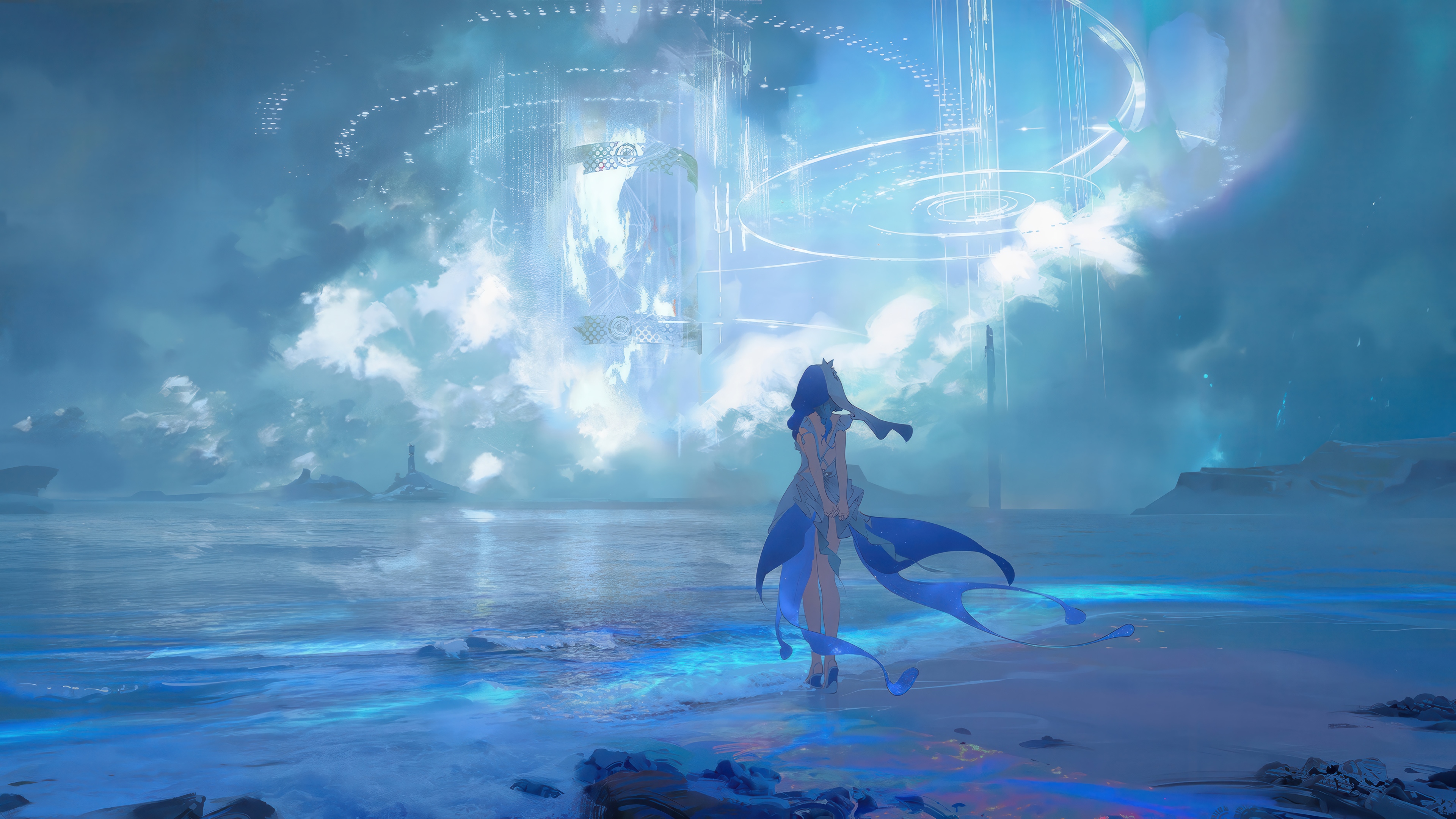 The Shorekeeper in Wuthering Waves 4K HD Wallpaper