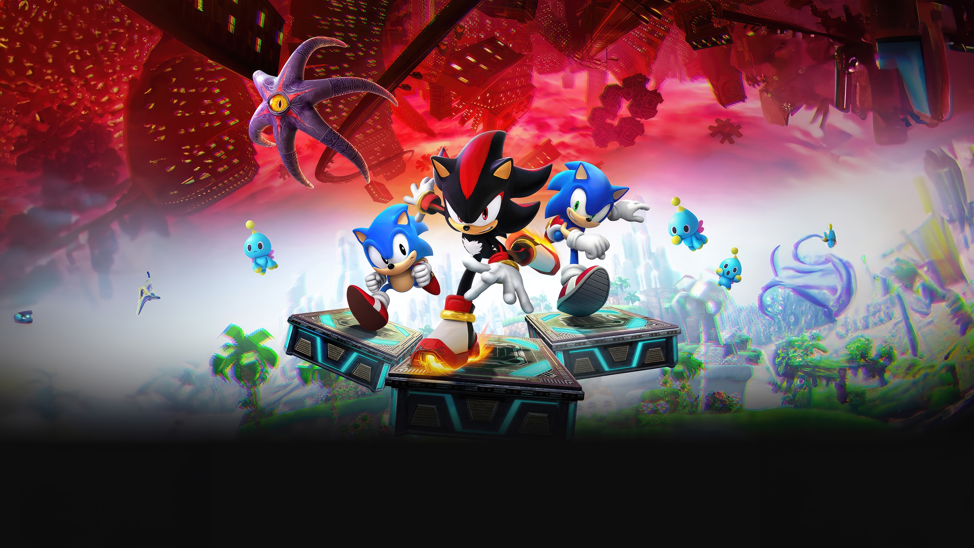 Sonic X Shadow Generations 4K HD Wallpaper