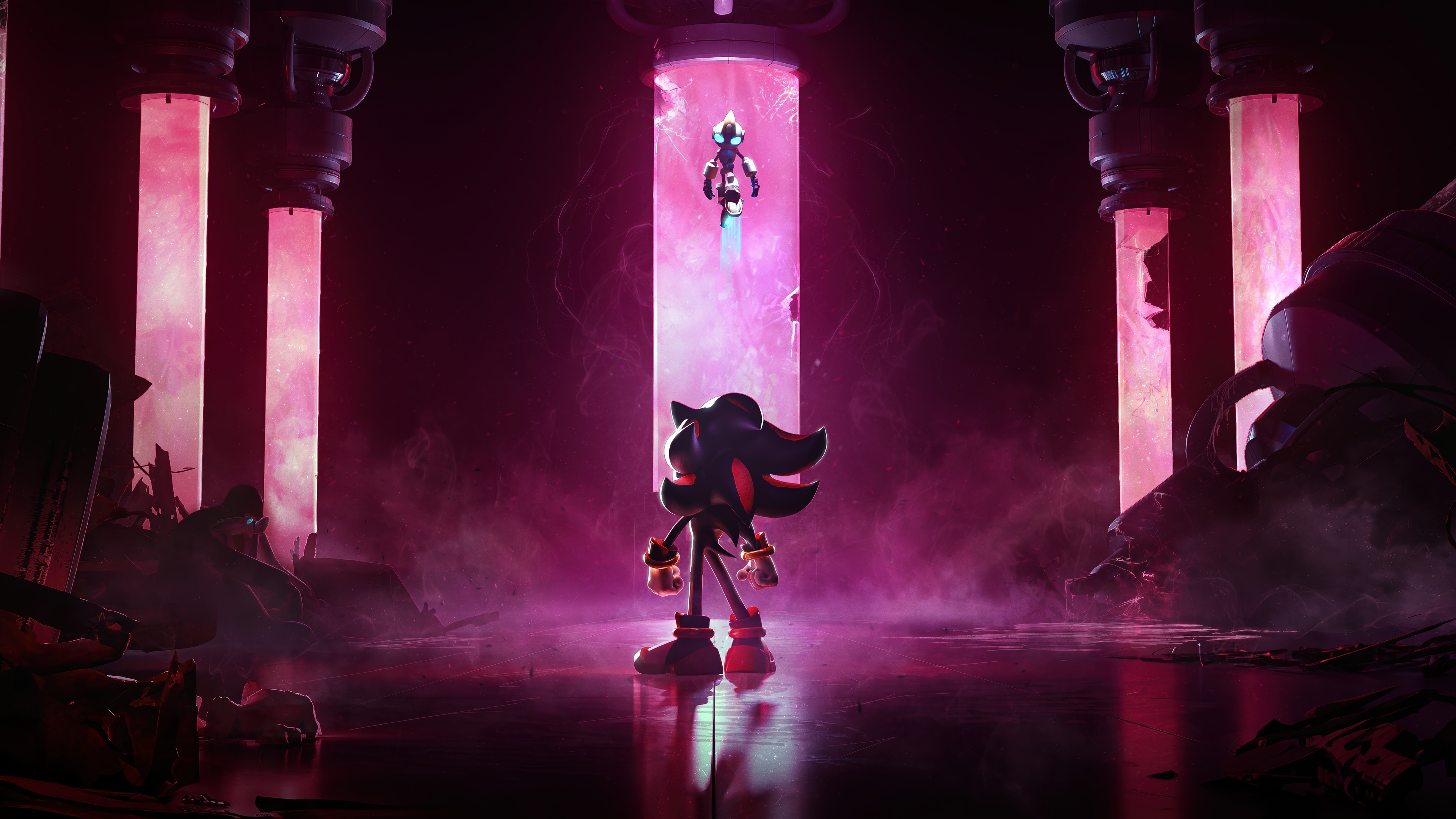 Shadow the Hedgehog in Sonic X Shadow Generations 4K HD Wallpaper