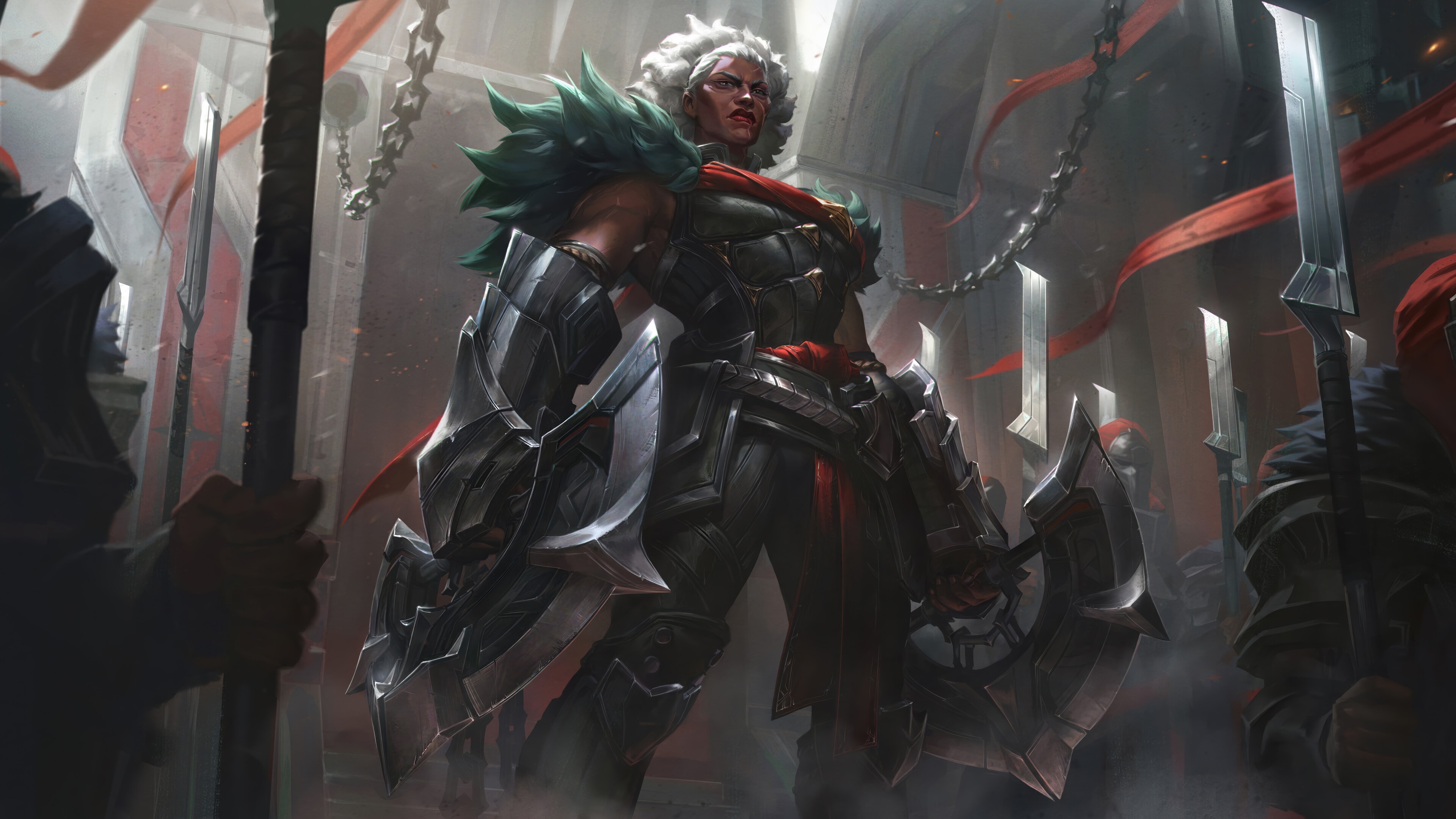 Ambessa Medun from League of Legends 4K HD Wallpaper