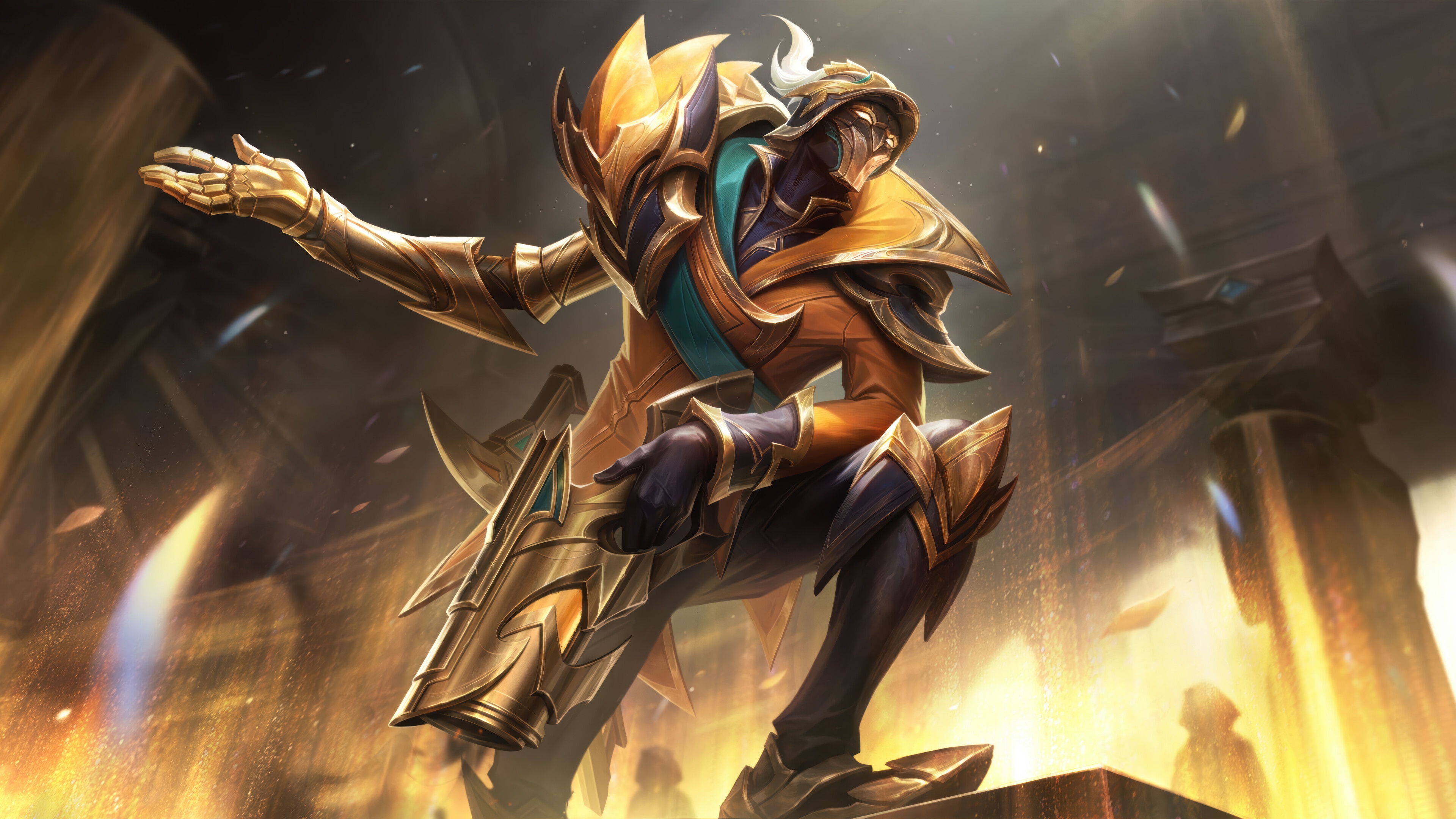 Jhin from League of Legends Splash Art 4K HD Wallpaper