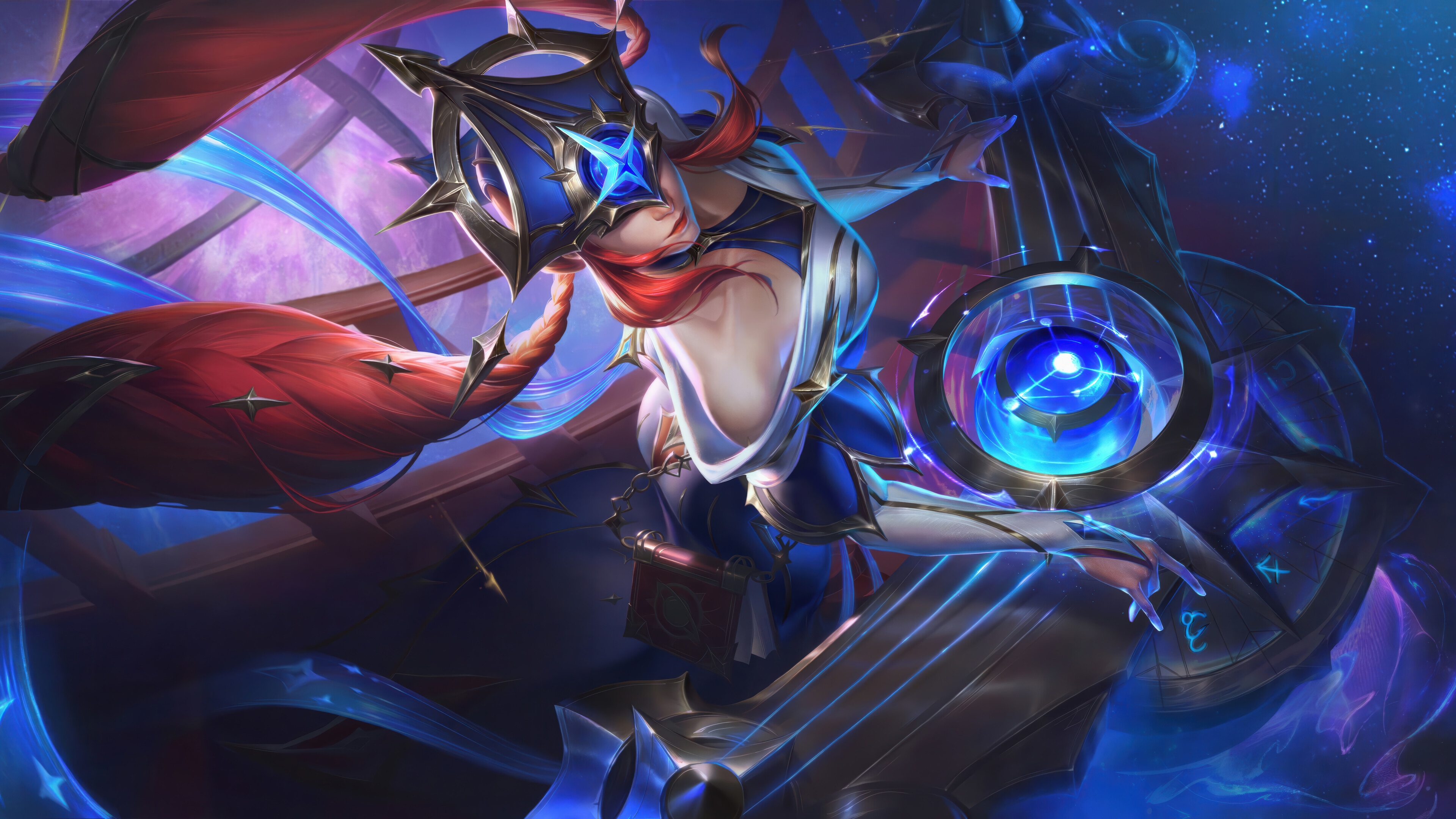 Stargazer Sona Splash Art 4K HD Wallpaper