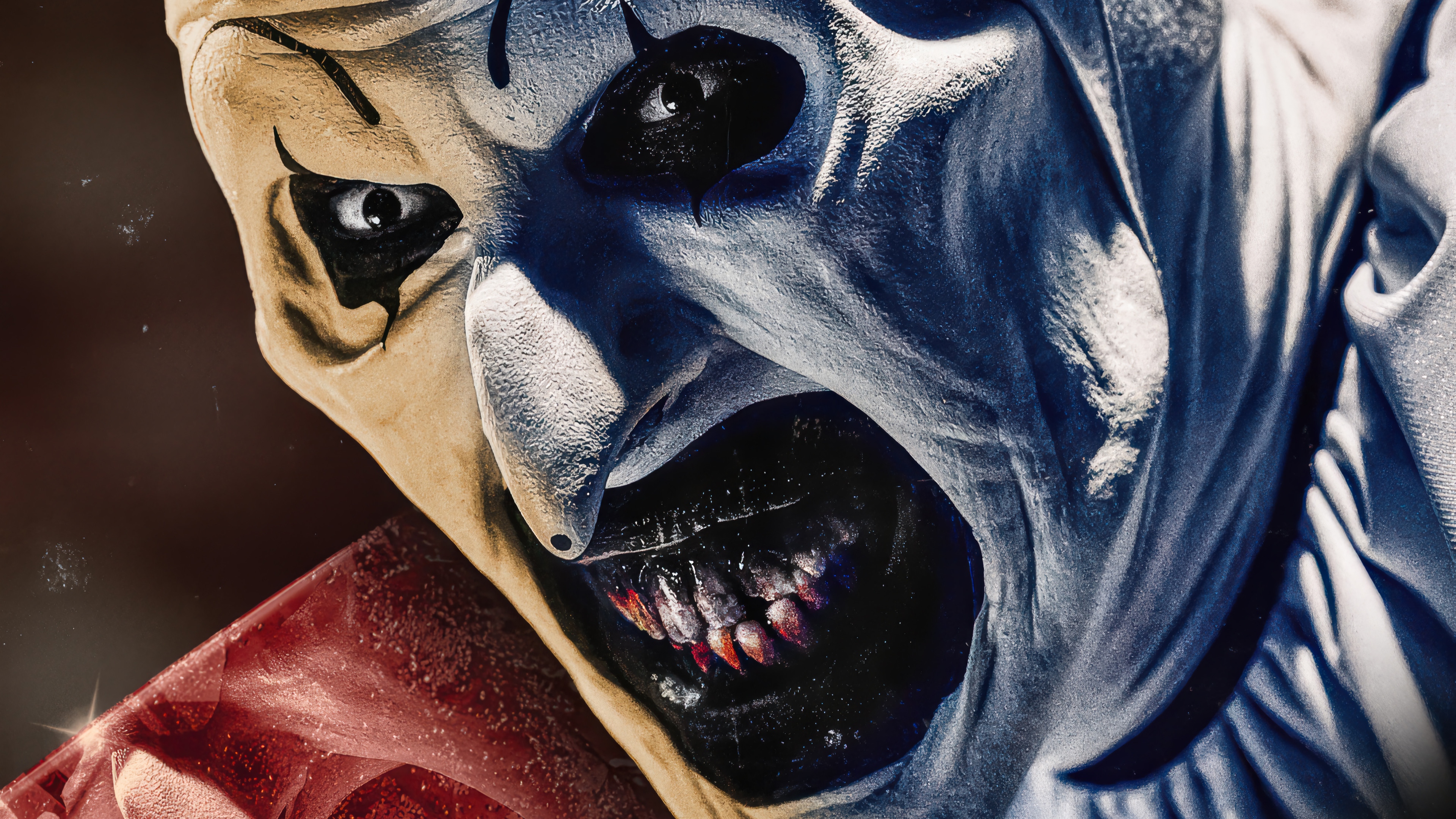Art the Clown from Terrifier 4K HD Wallpaper