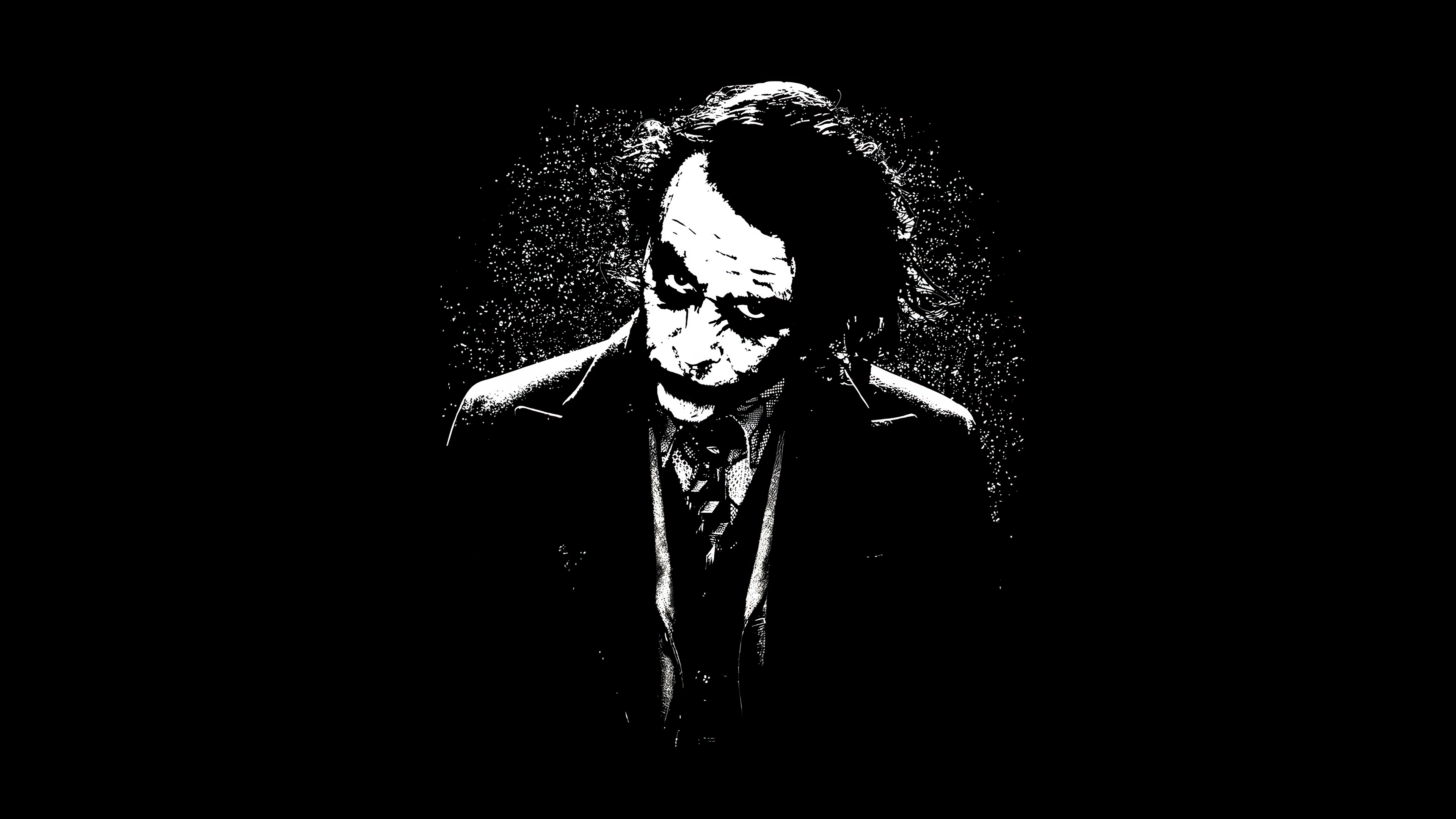 The Joker from The Dark Knight 4K HD Wallpaper