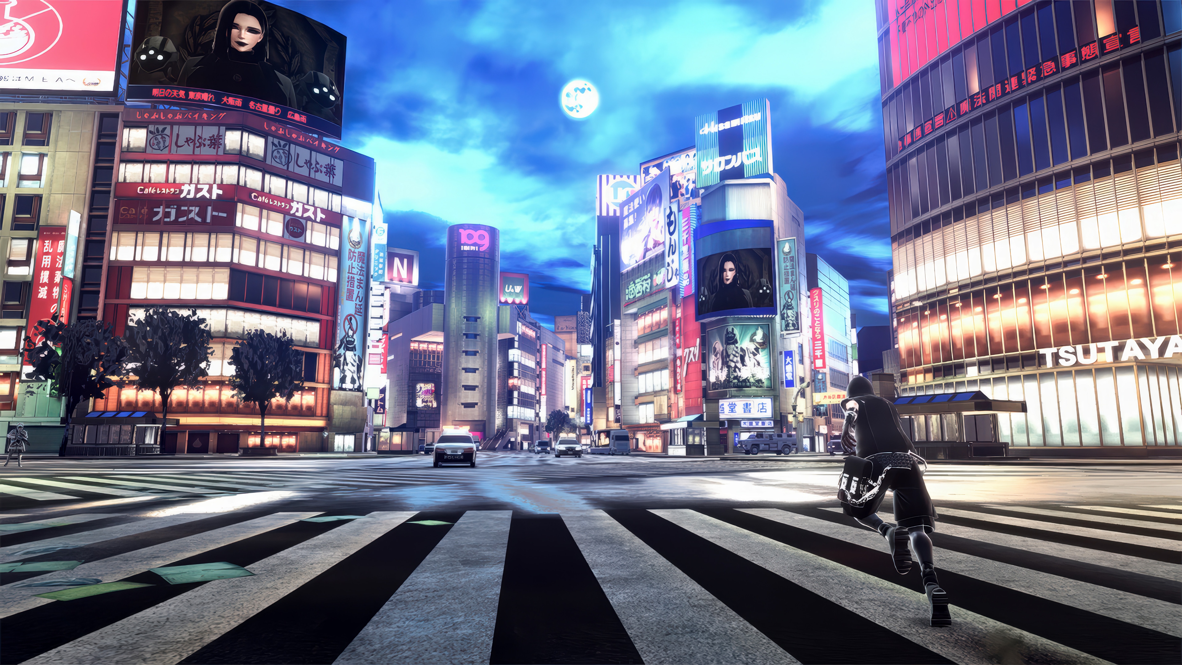 Reynatis 4K Cityscape with Character HD Wallpaper