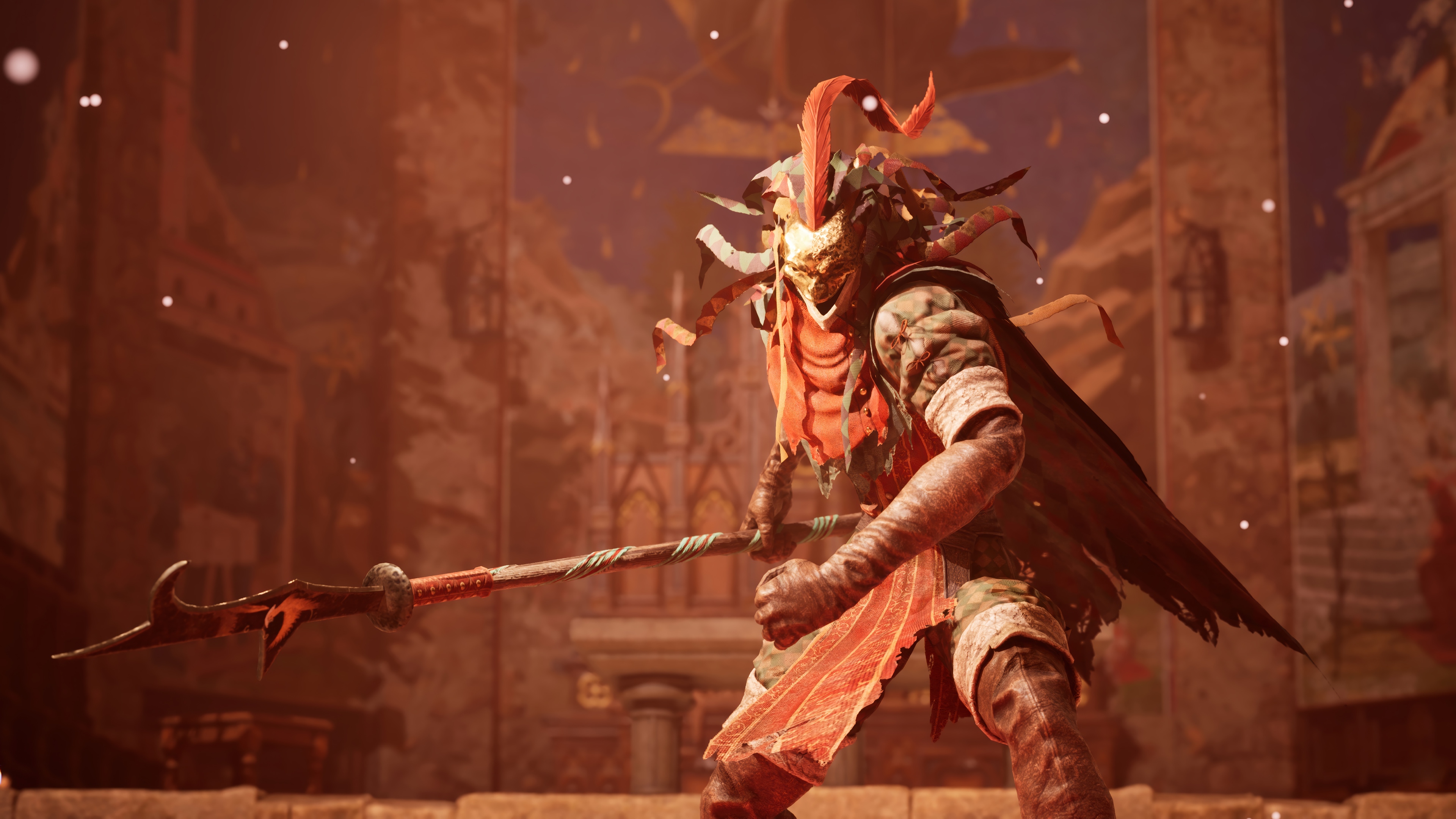Enotria The Last Song character with a spear HD Wallpaper