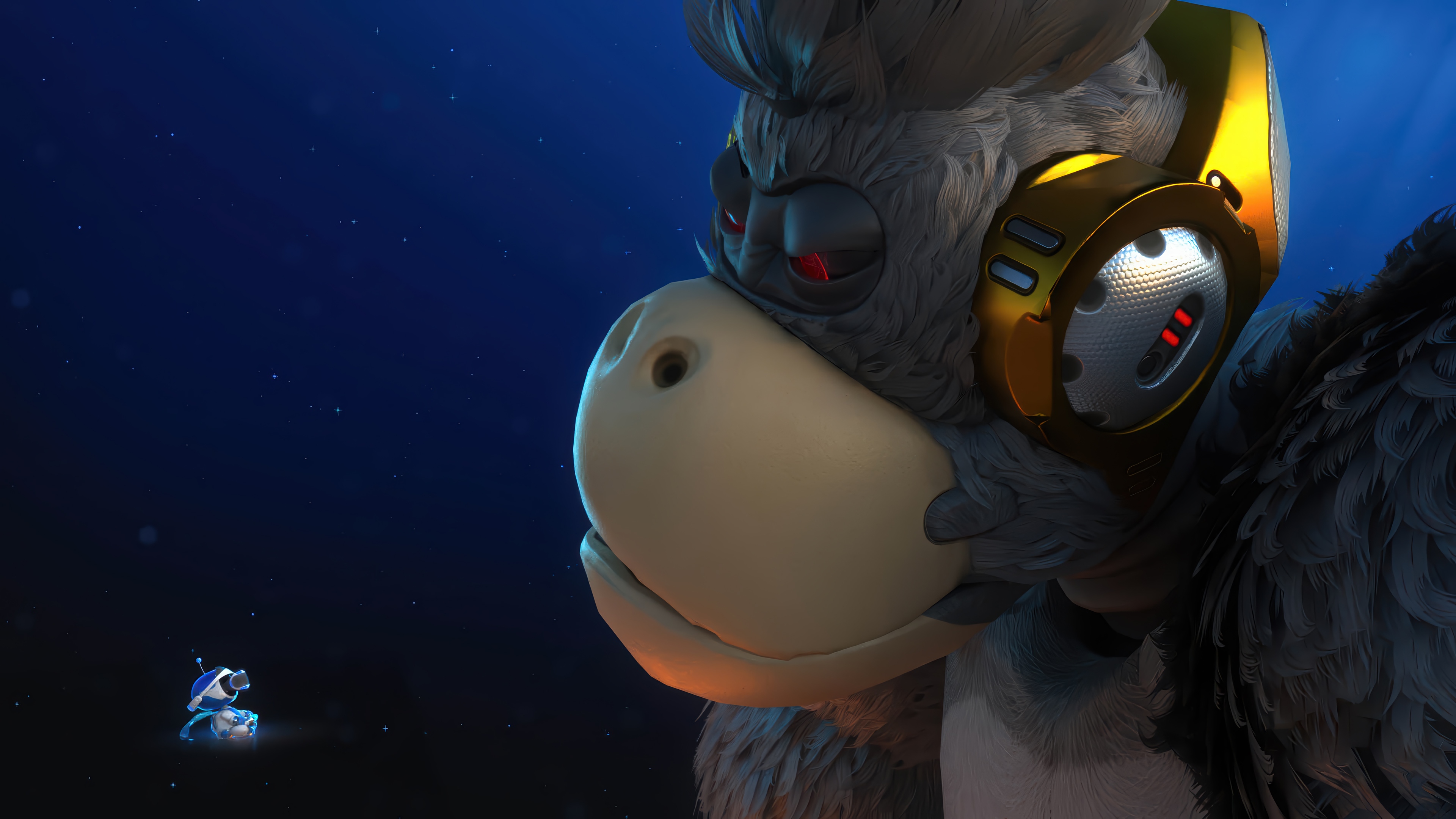 Astro Bot and Donkey Kong in 4K HD Wallpaper