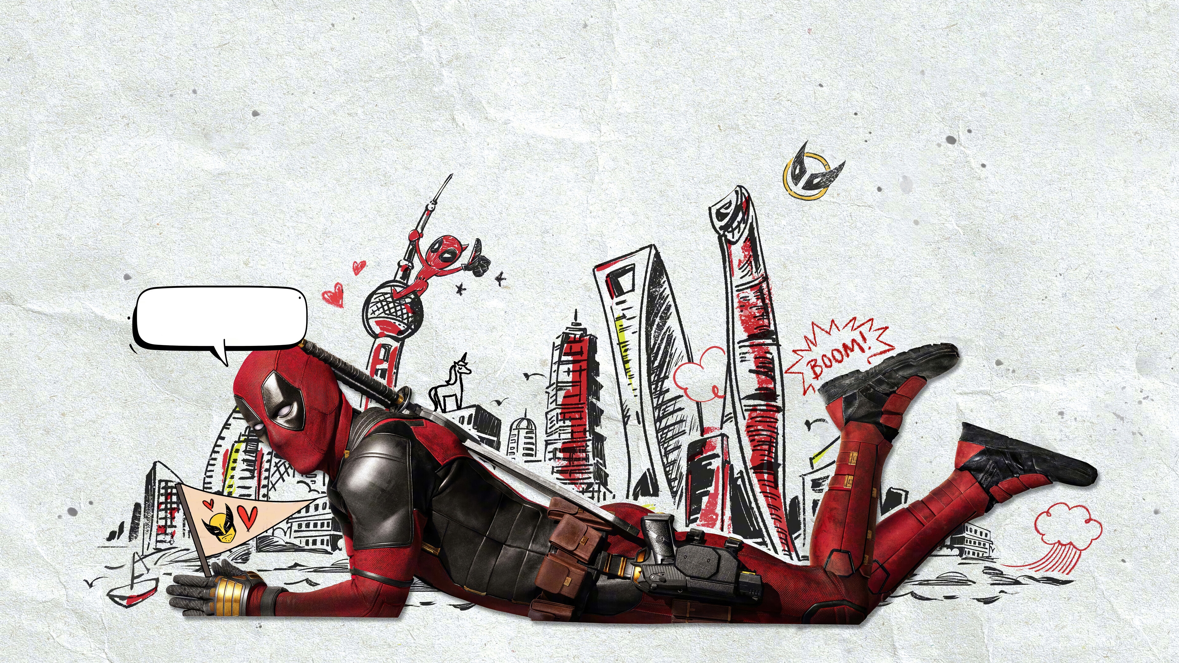 Deadpool and Wolverine 4K HD Wallpaper