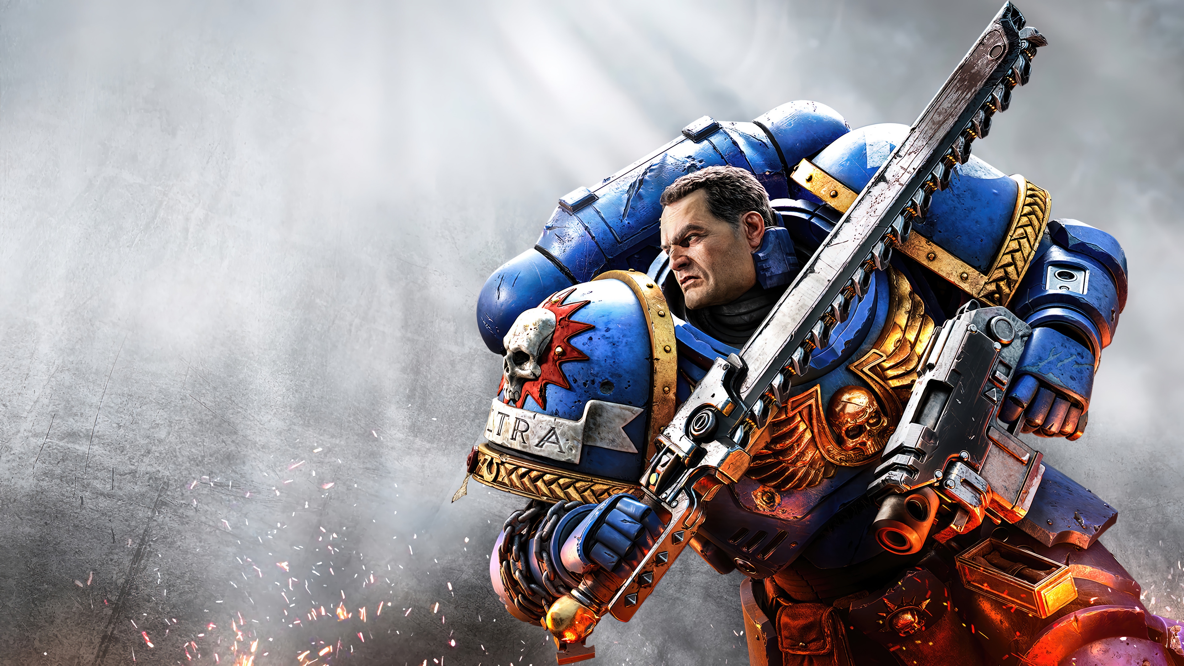 Warhammer 40000: Space Marine 2 Captain Titus 4K HD Wallpaper