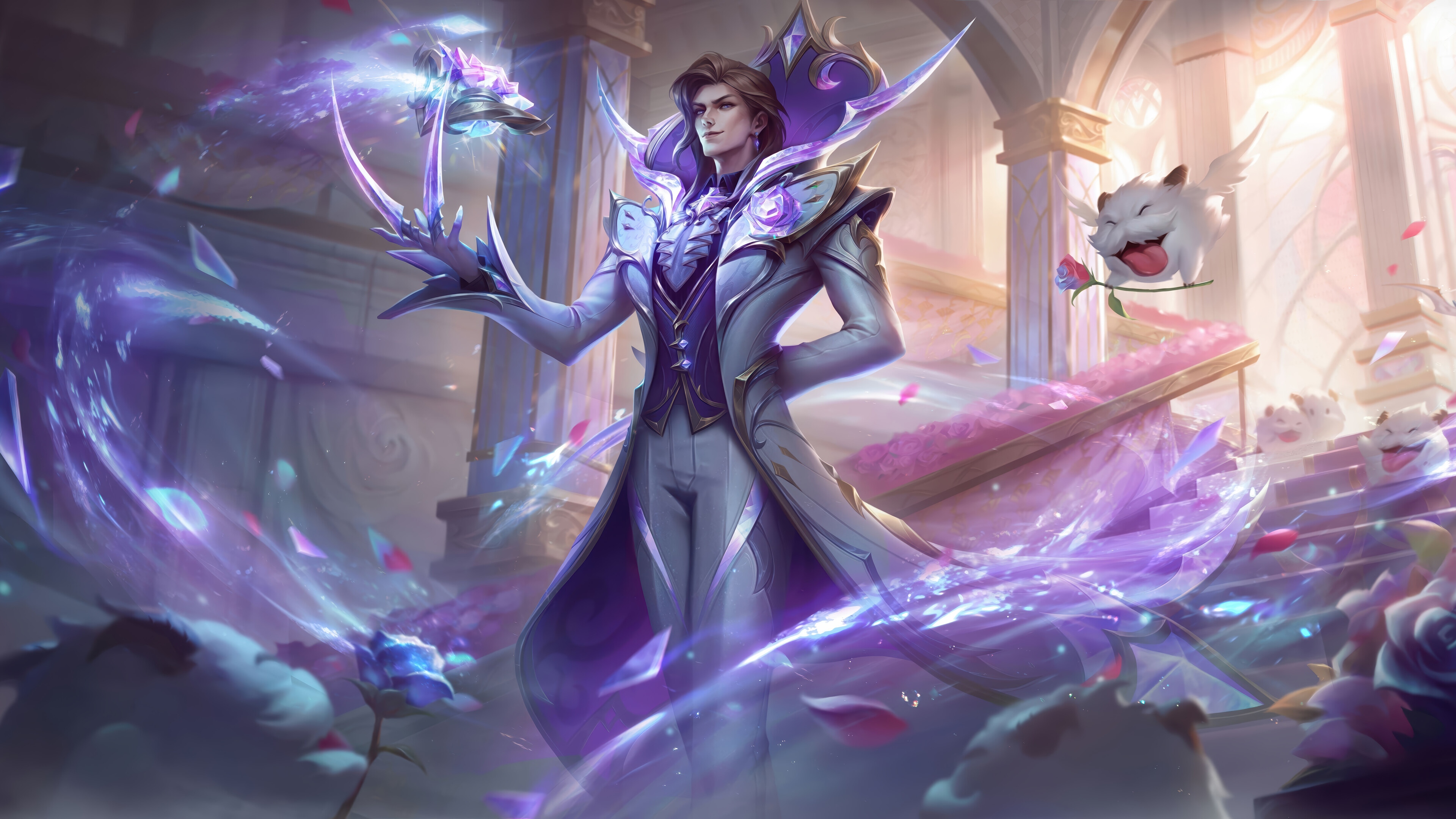 Crystal Rose Vladimir League of Legends 4K HD Wallpaper