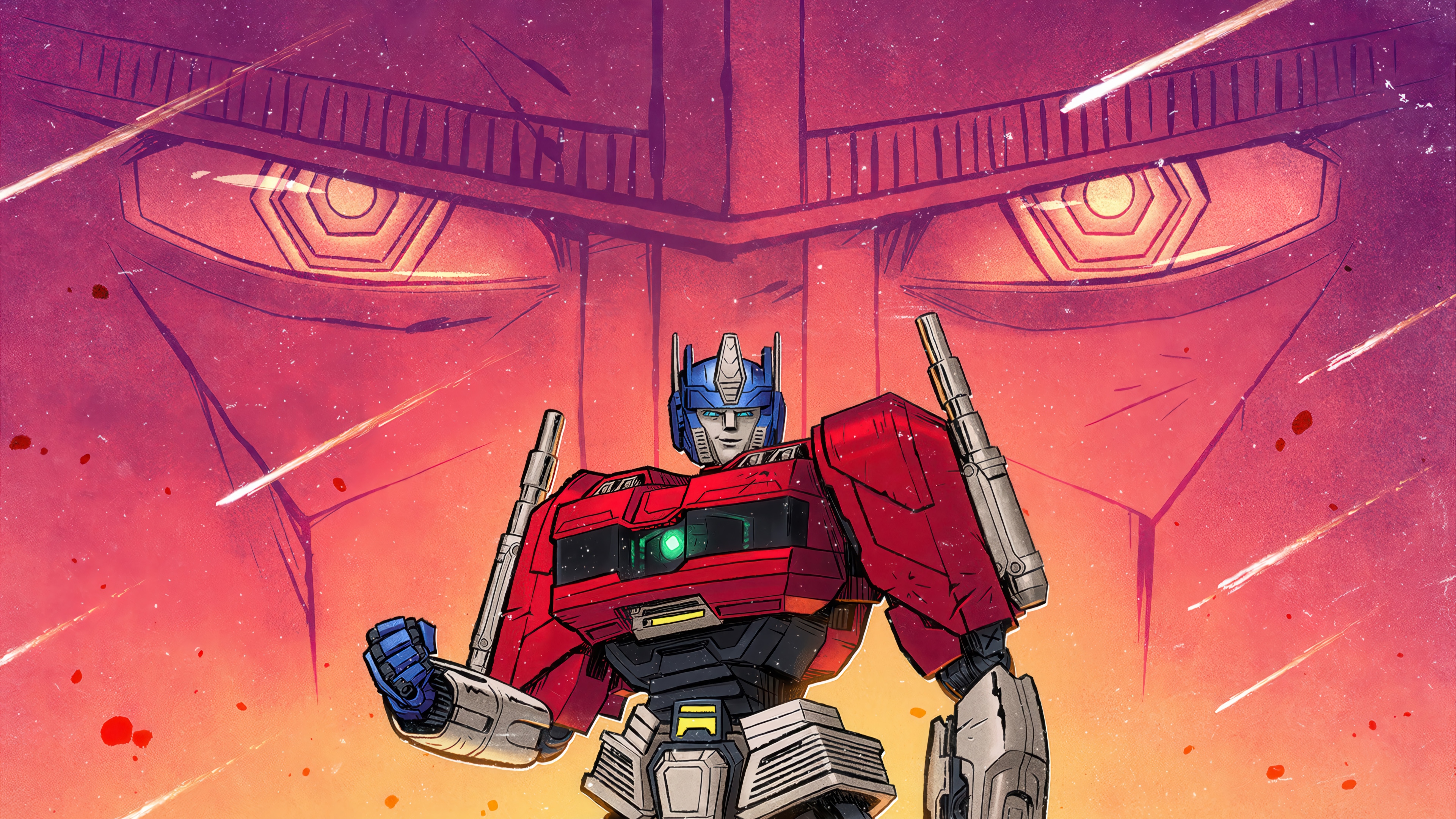 Optimus Prime and Megatron in Transformers One 4K HD Wallpaper