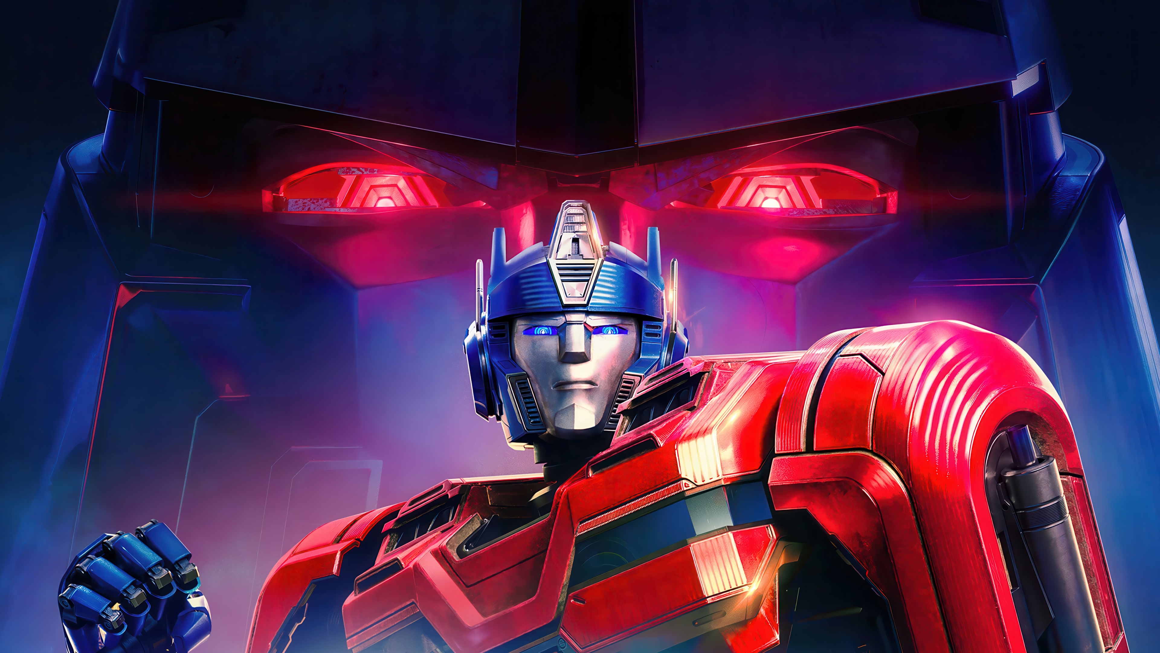 Transformers One 4K: Optimus Prime and Megatron HD Wallpaper