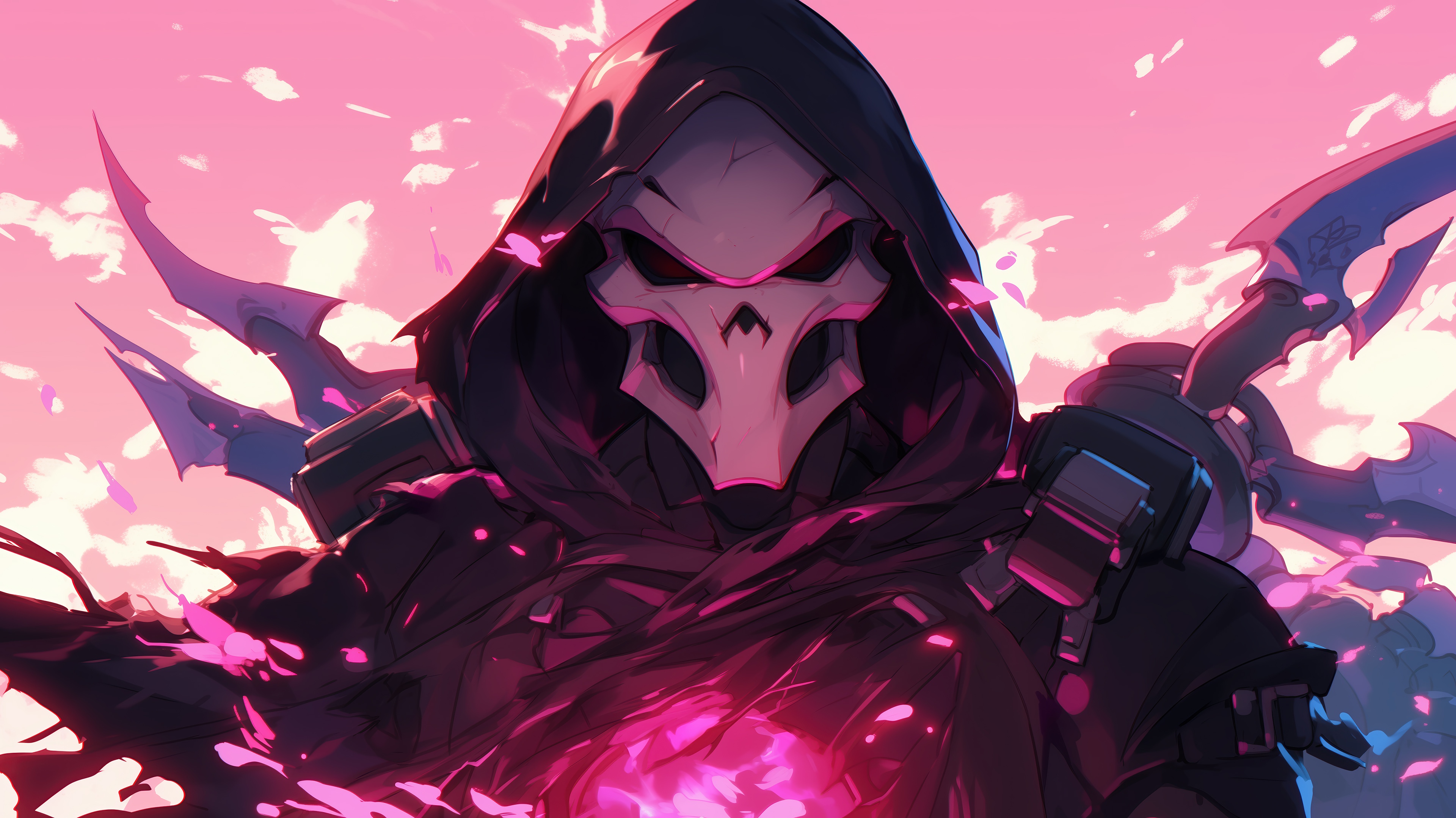 Reaper from Overwatch in 4K HD Wallpaper