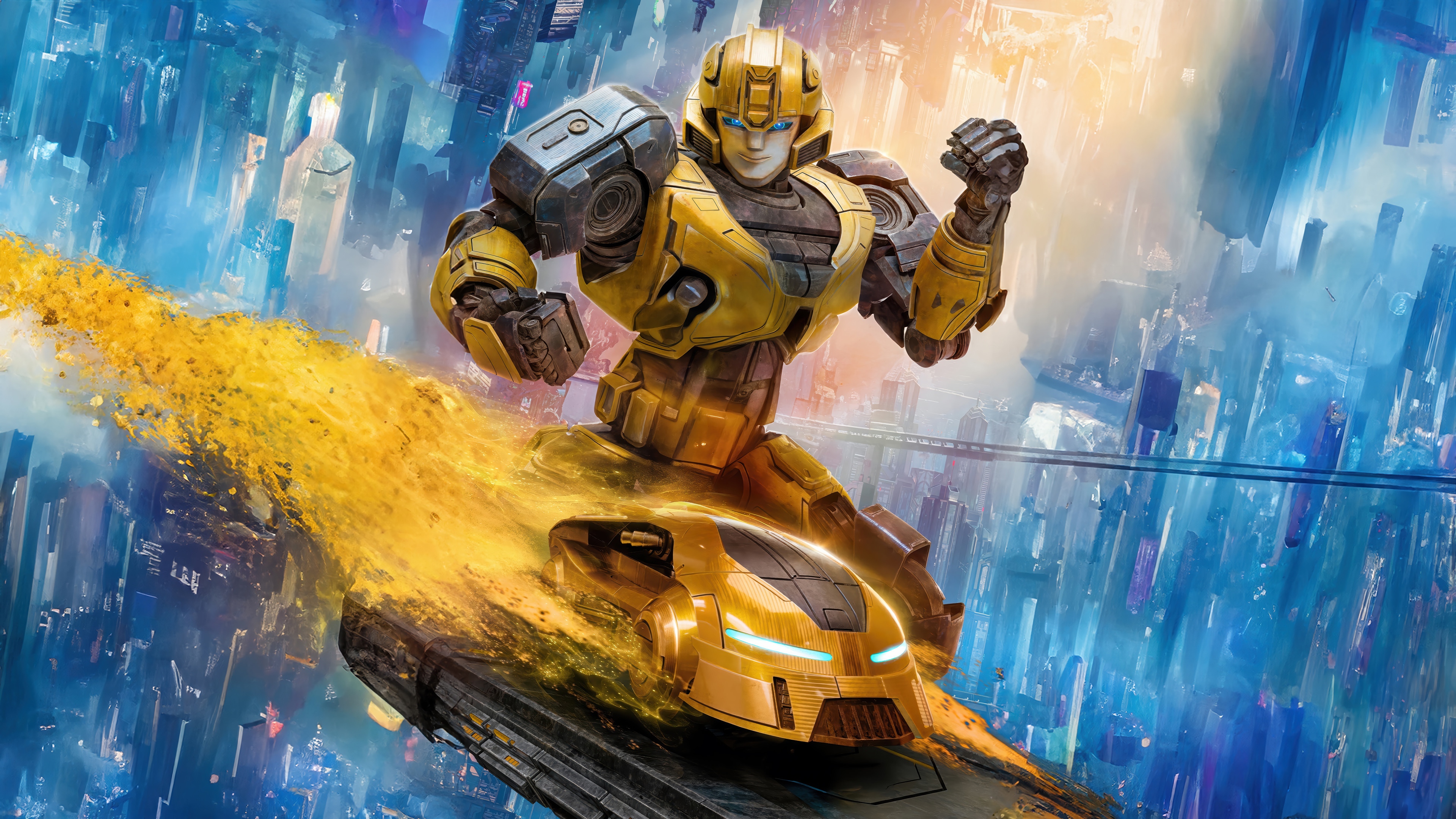 Bumblebee from Transformers One in 4K HD Wallpaper