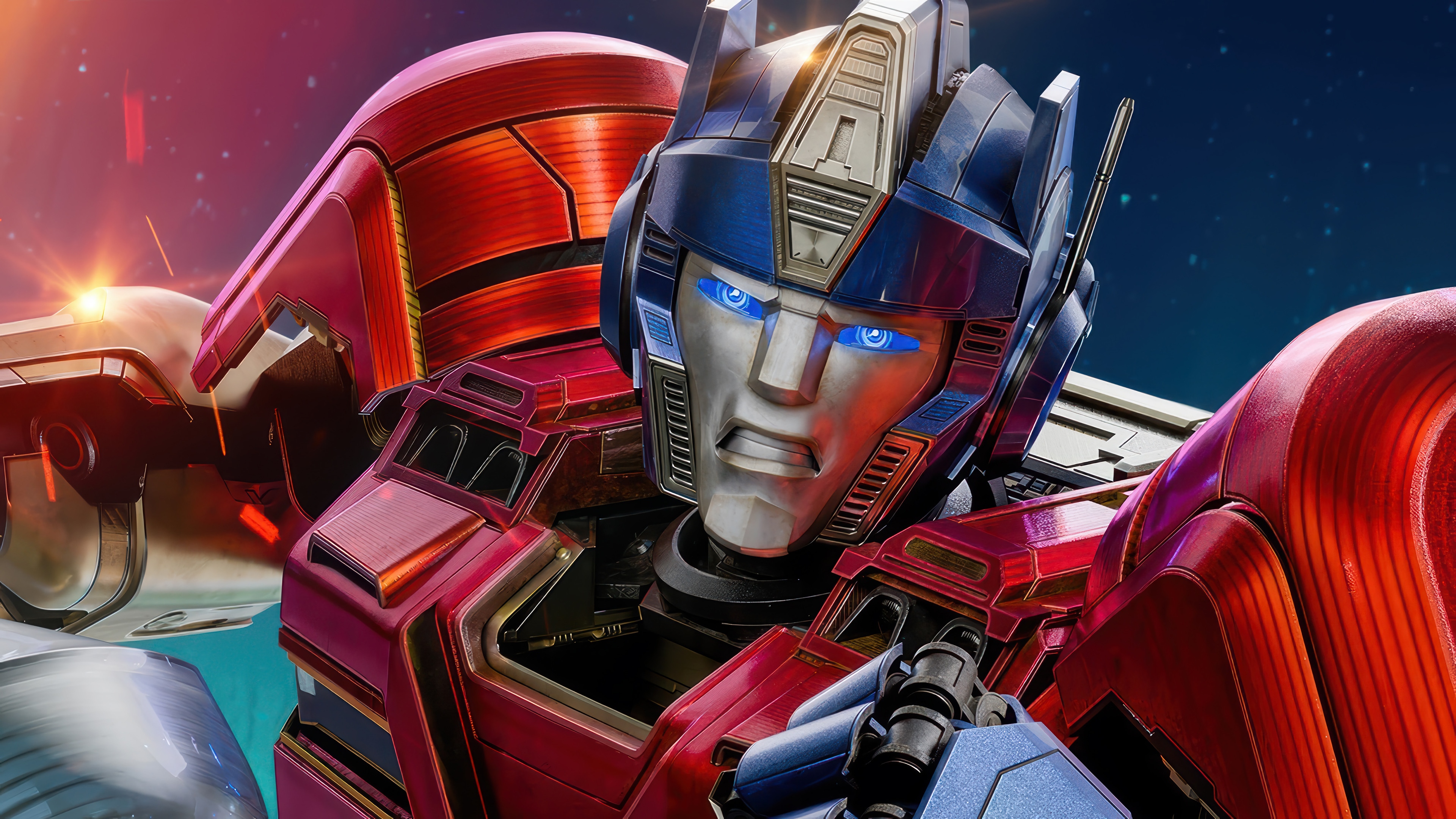 Optimus Prime from Transformers One in 4K HD Wallpaper