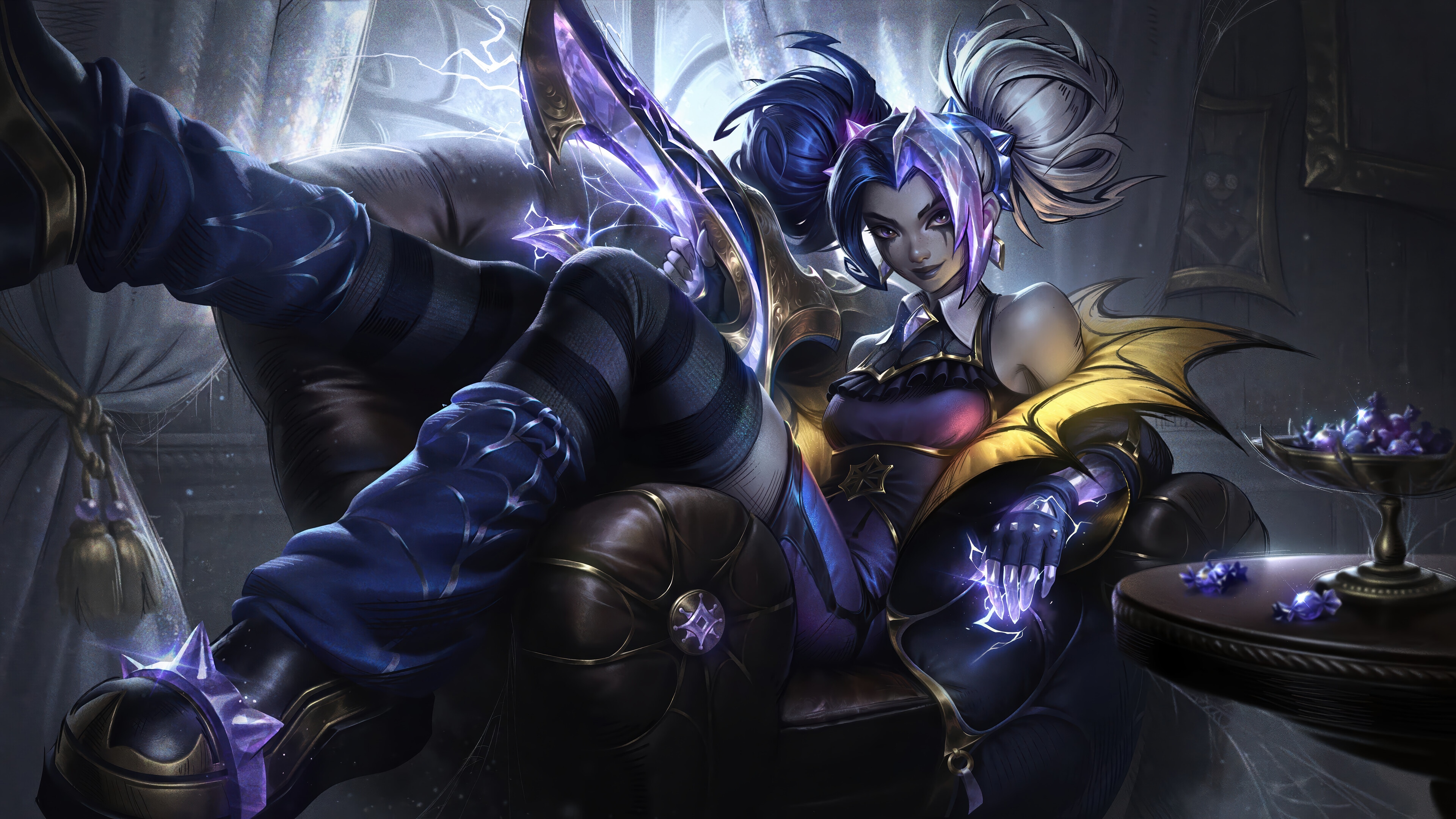 Fright Night Zeri in League of Legends 4K HD Wallpaper
