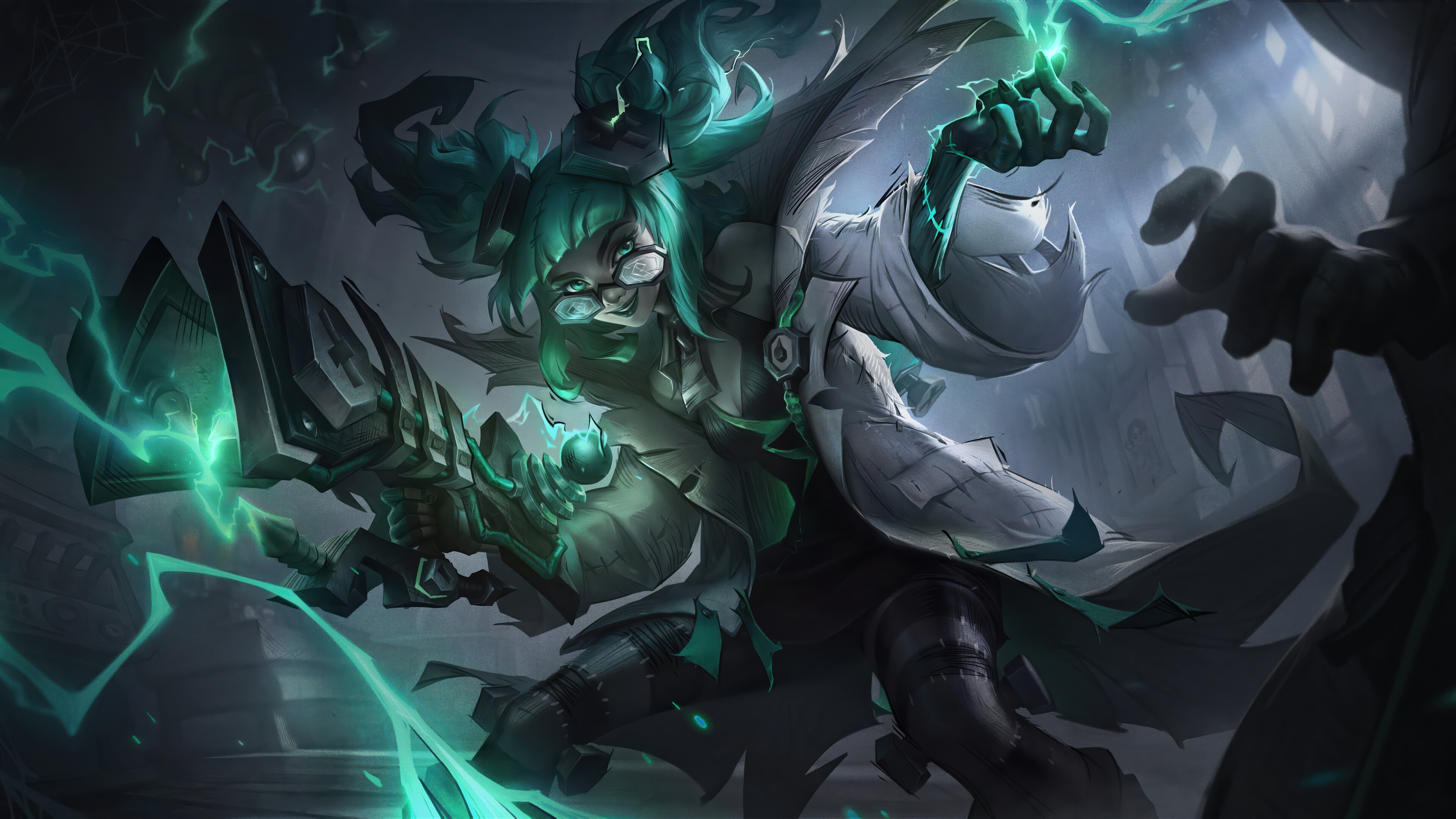 Fright Night Zeri in League of Legends 4K HD Wallpaper