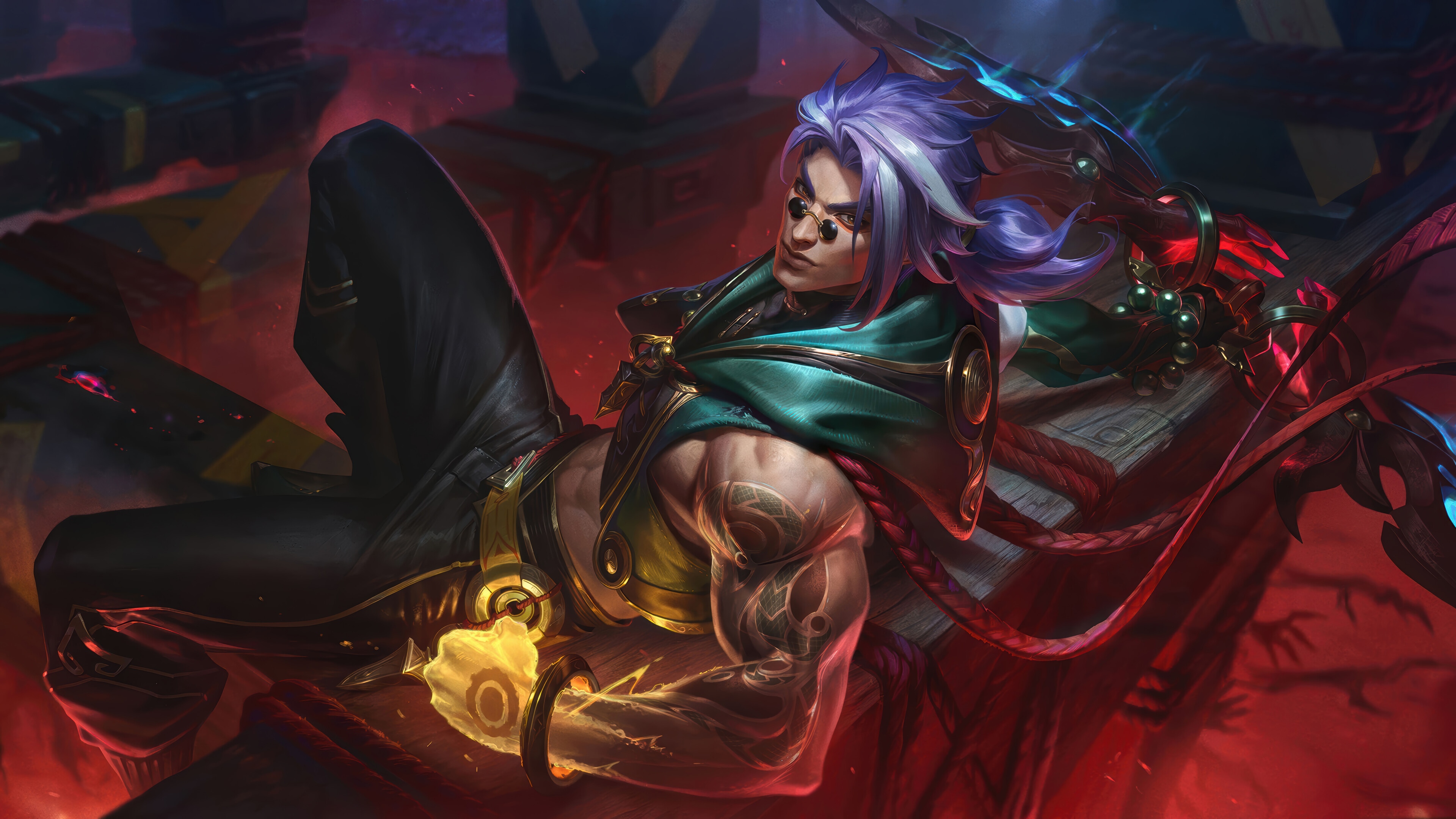 Fiend Queller Varus League of Legends Splash Art 4K HD Wallpaper