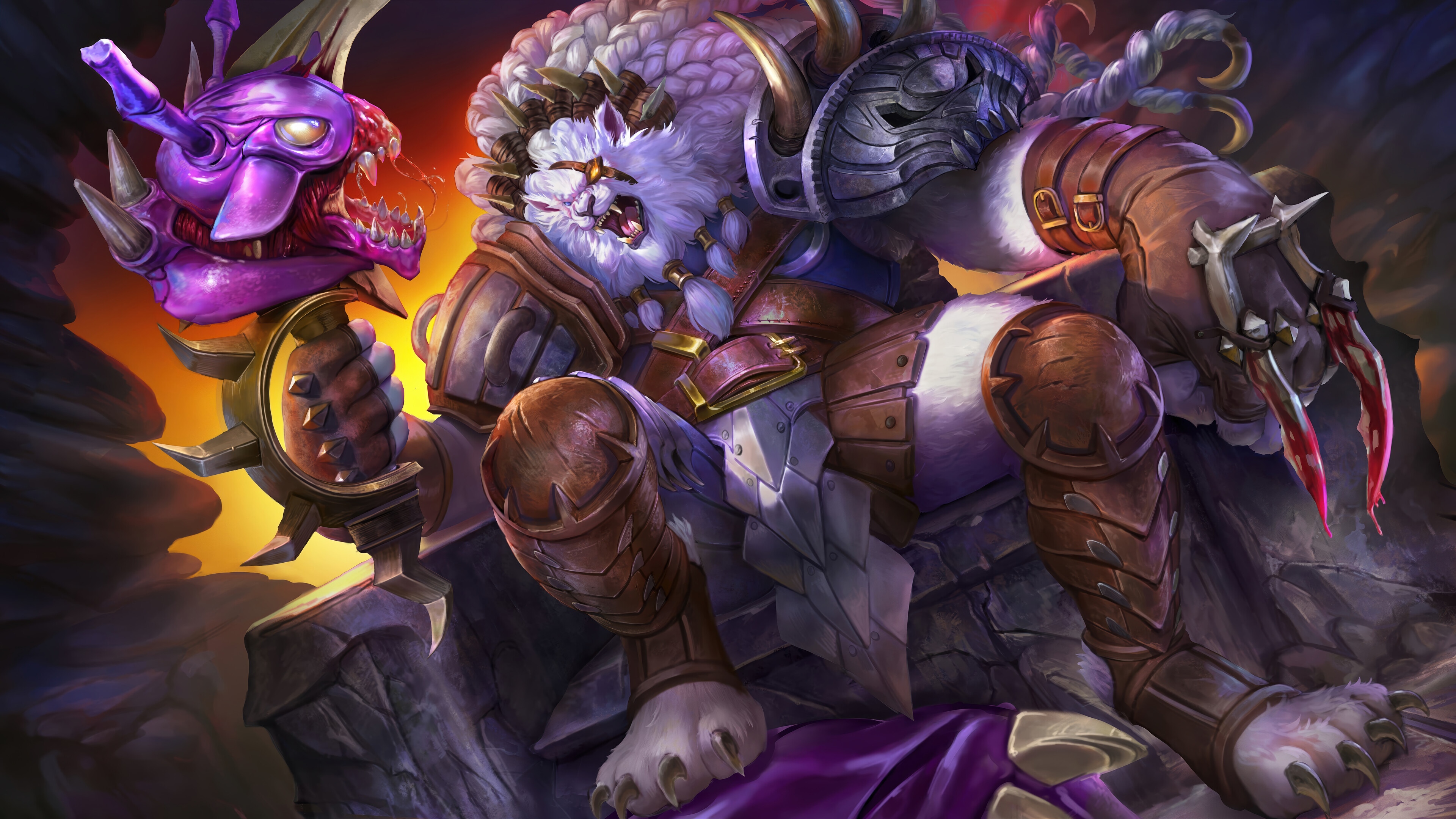 Rengar from League of Legends in 4K HD Wallpaper