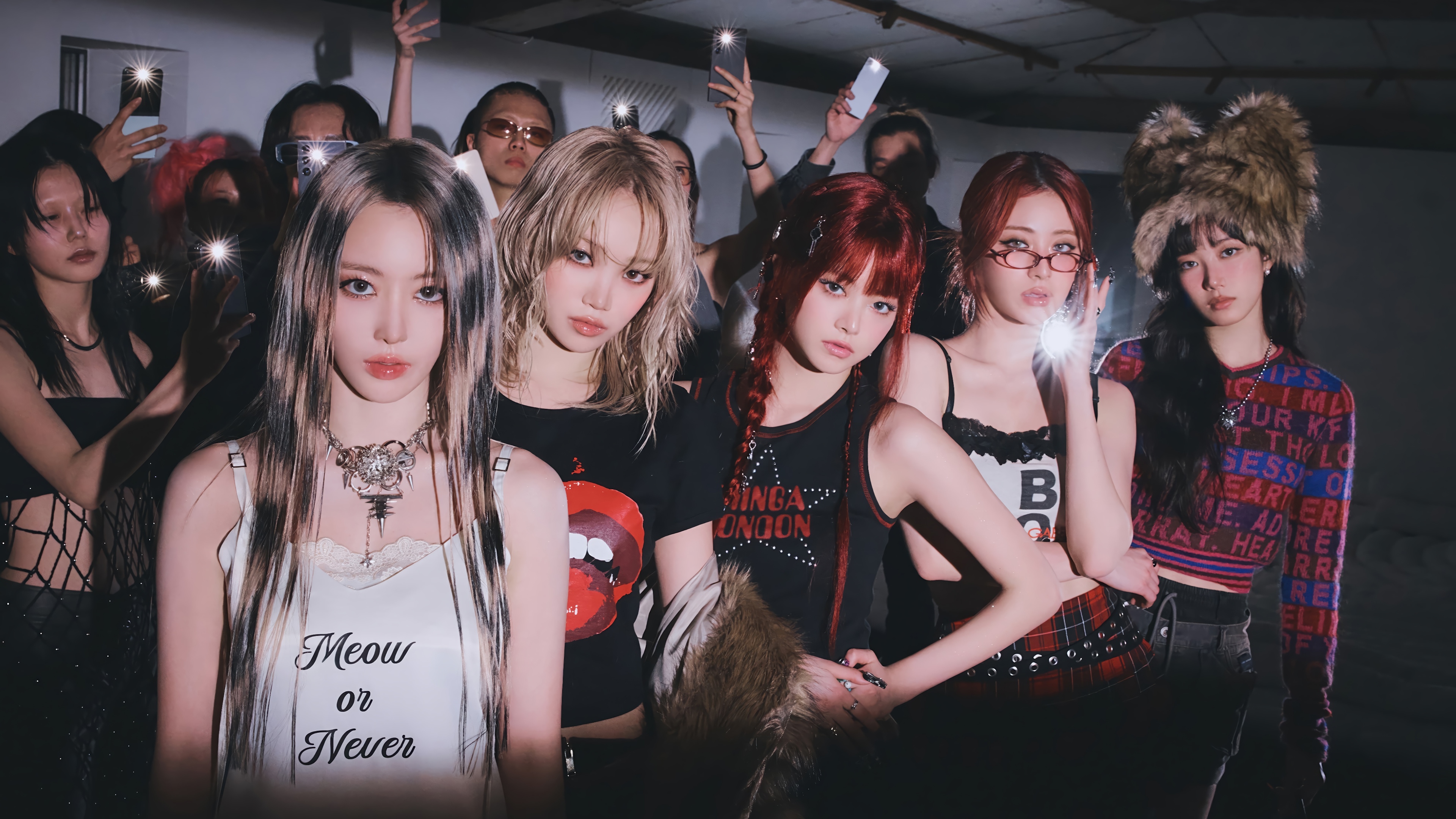 LE SSERAFIM CRAZY Kpop Girls Kazuha Yunjin Eunchae HD Wallpaper
