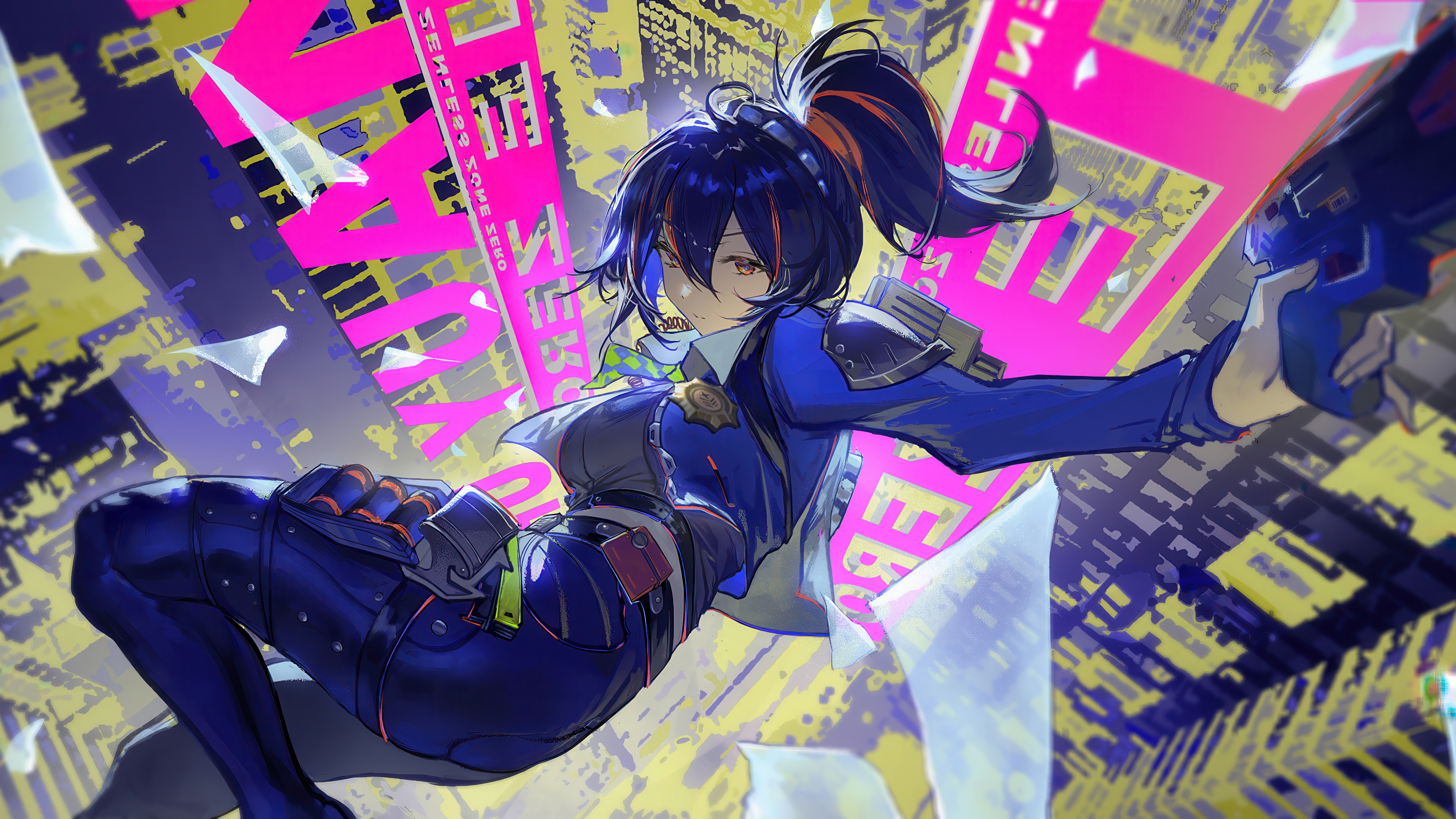Zhu Yuan from Zenless Zone Zero 4K HD Wallpaper