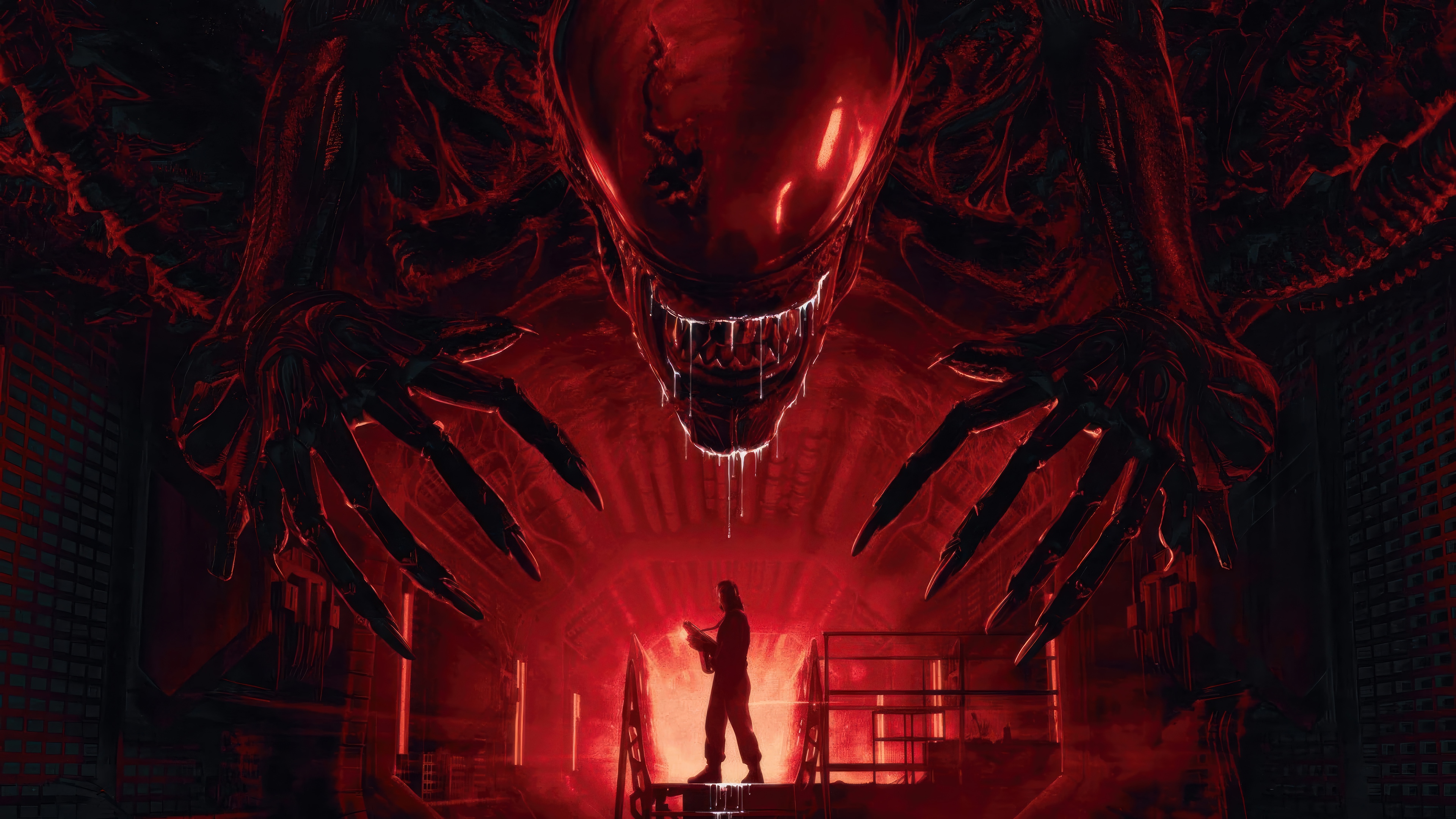 Alien: Romulus Xenomorph 4K HD Wallpaper